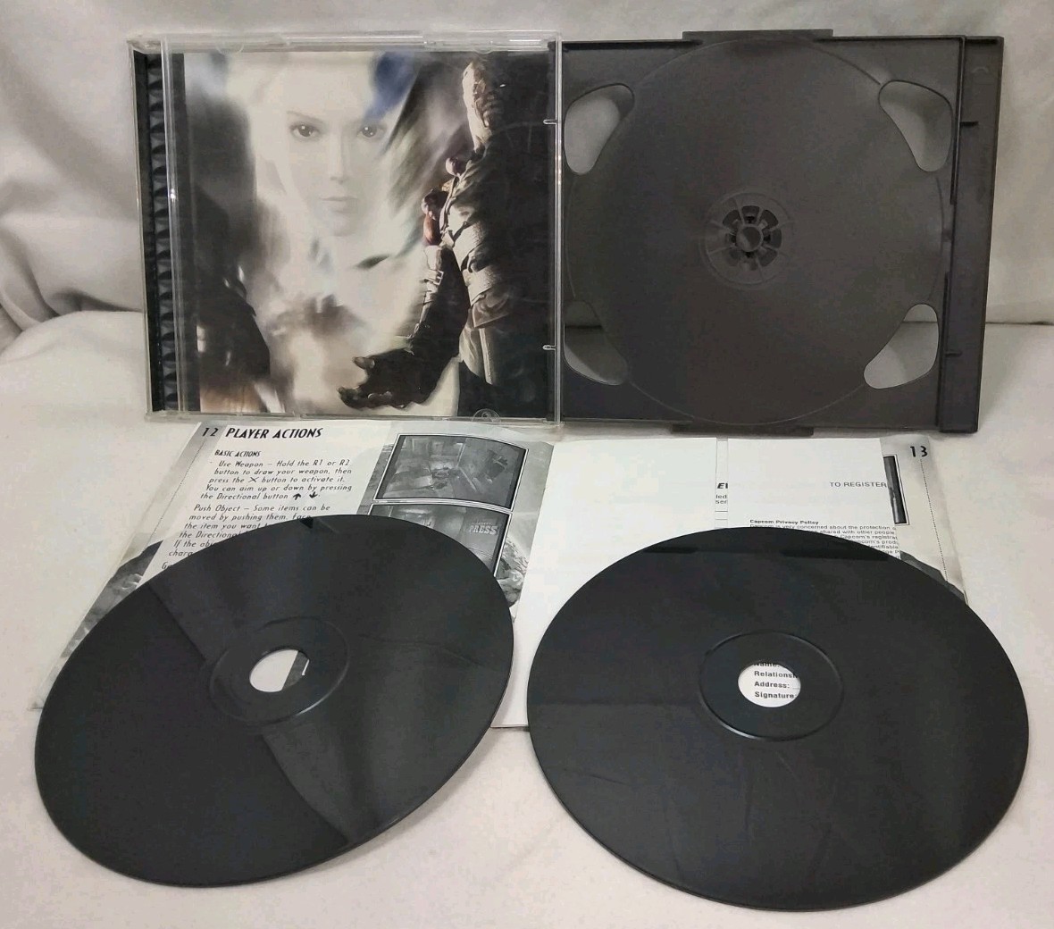 Resident Evil 3 Nemesis (PlayStation 1, 1999) PS1 Complete w/ Dino Crisis Demo