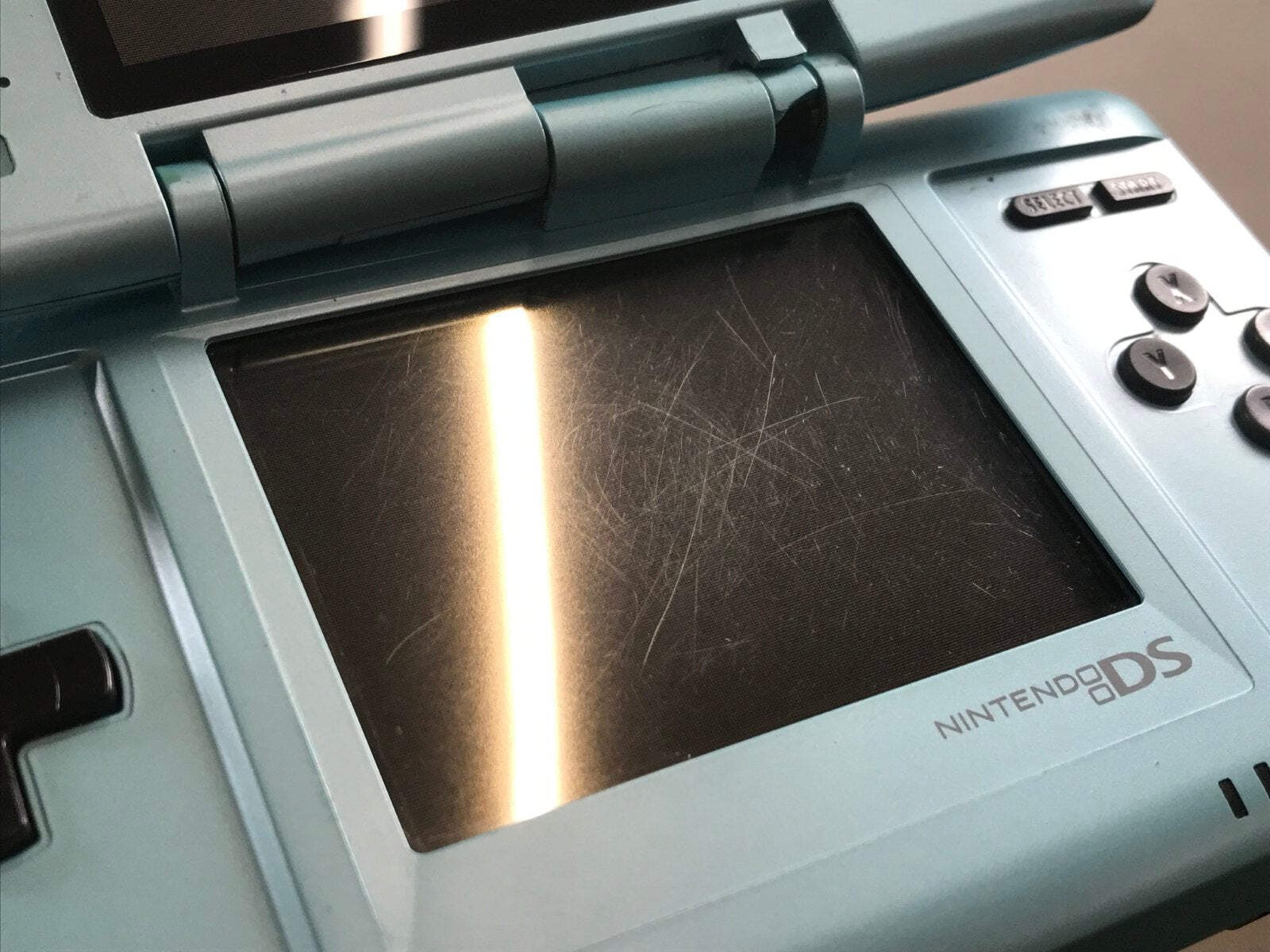 Nintendo DS Turquoise Blue Console Nintendo Japan – With Defects LH1322