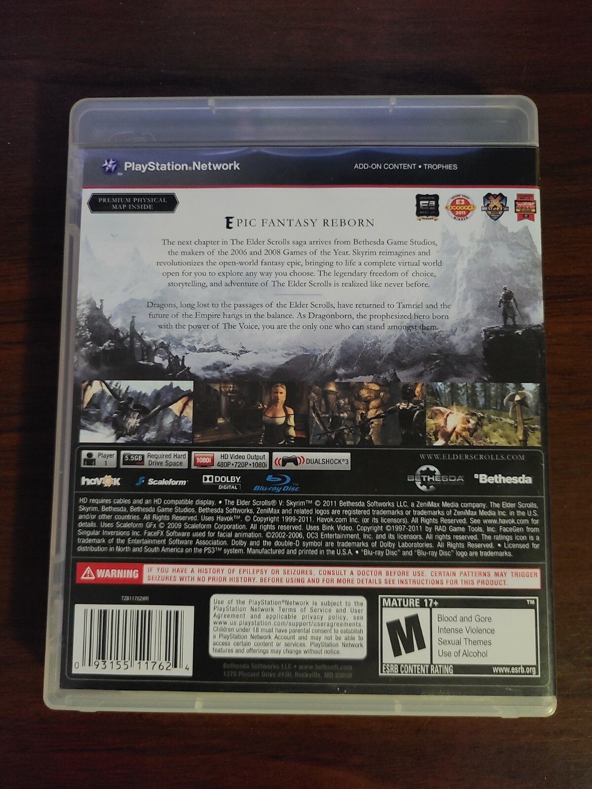 The Elder Scrolls V: Skyrim (PlayStation 3, 2011)