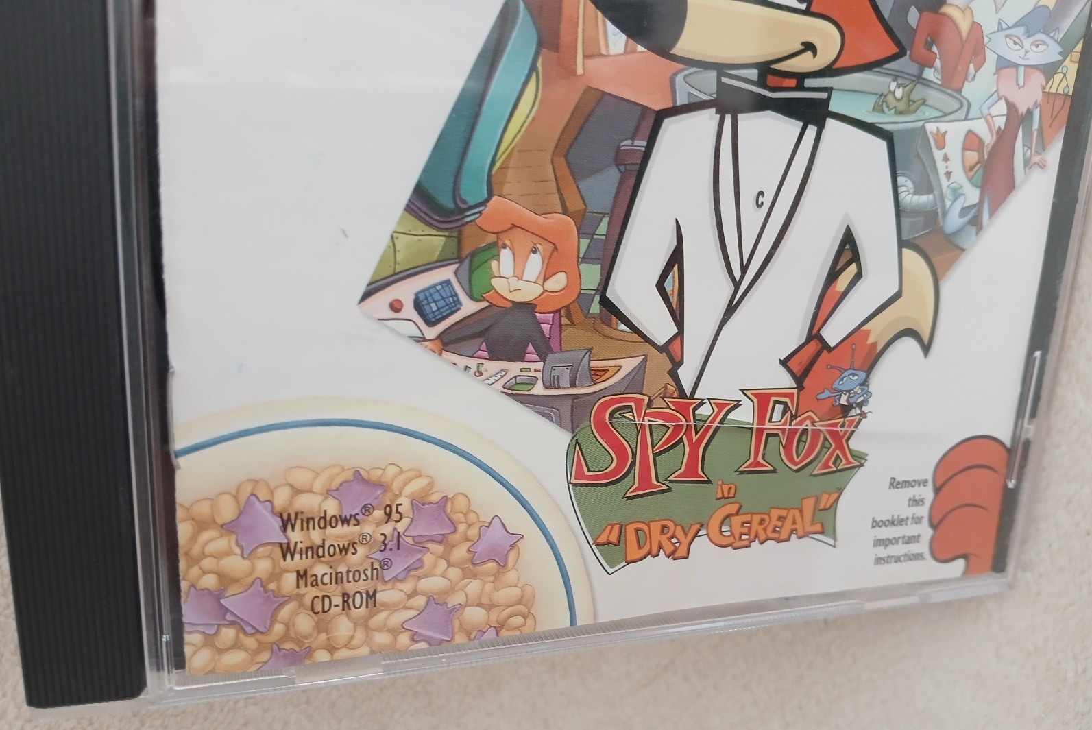 Vintage 1999 Spy Fox 2 Some Assembly Required Complete CD Big Box + Spy Fox 1 CD