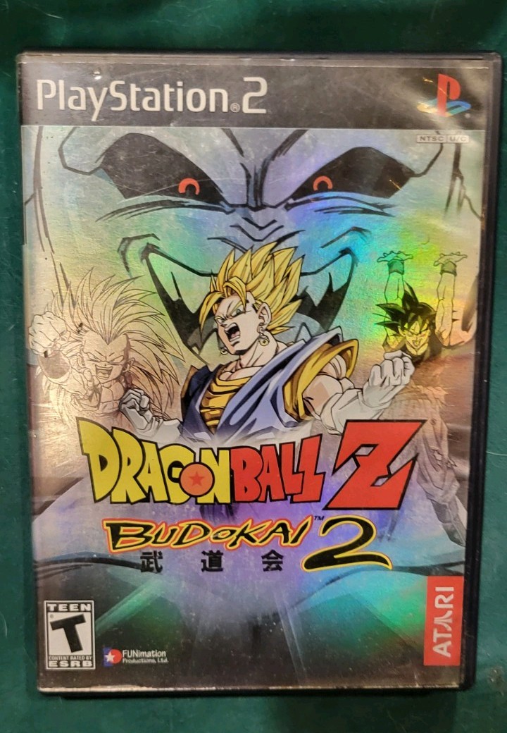Dragon Ball Z Budokai 2 PS2 PlayStation 2 Game, No Manual