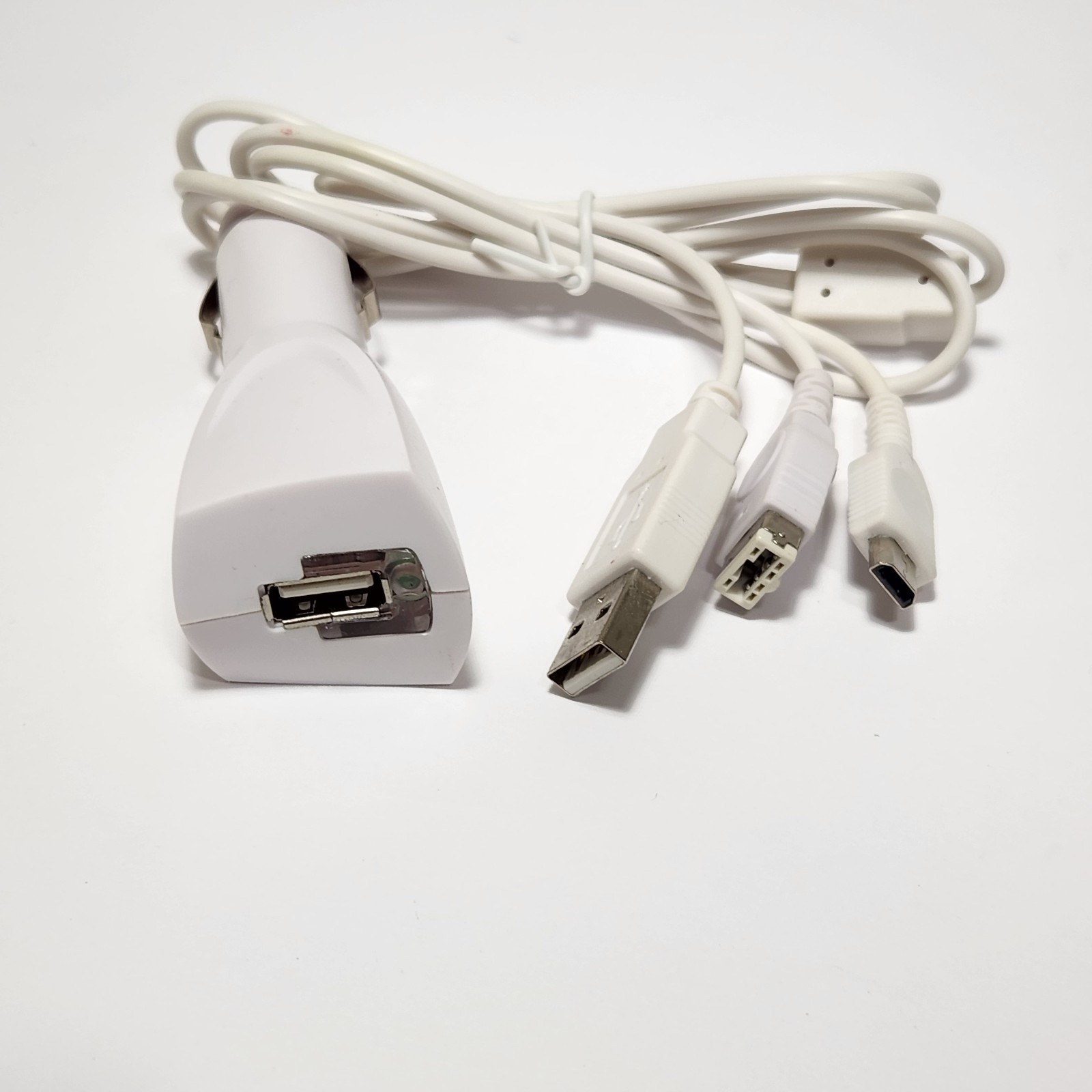 2 In 1 Car Charger USB-A for Nintendo DS Original or Game Boy Advance SP GBA