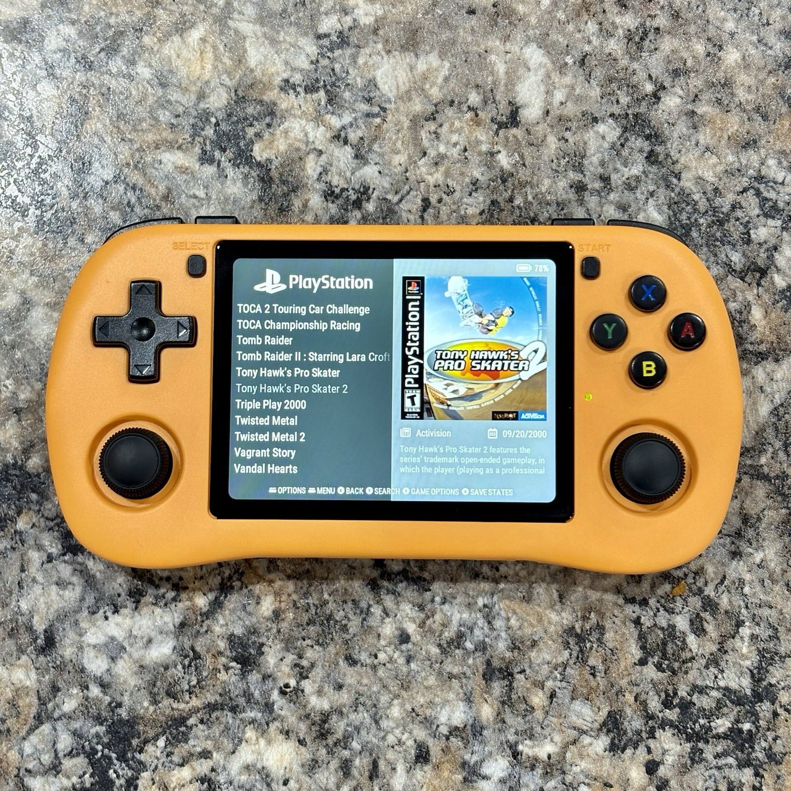 New PowKiddy X35H Gaming Handheld New 64GB Card Custom Loaded Ready To Play