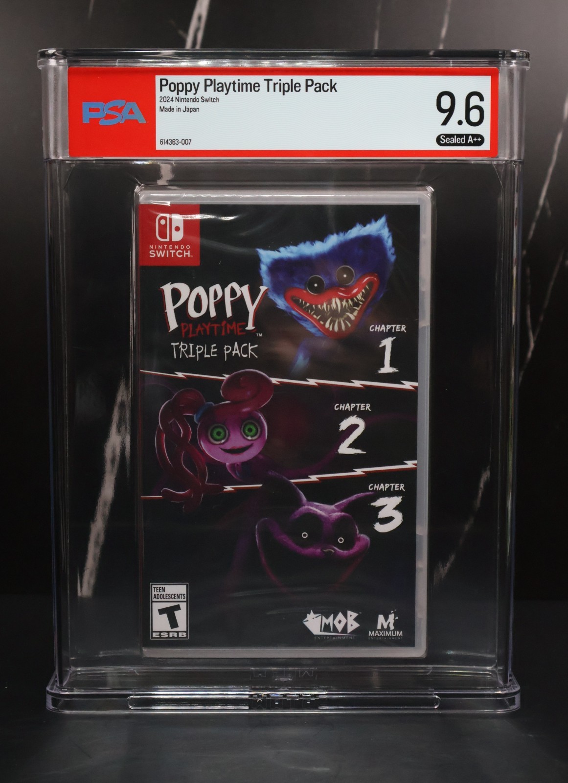 Poppy Playtime Triple Pack Nintendo Switch Sealed New WATA 9.6 A++ POP 1 TOP POP