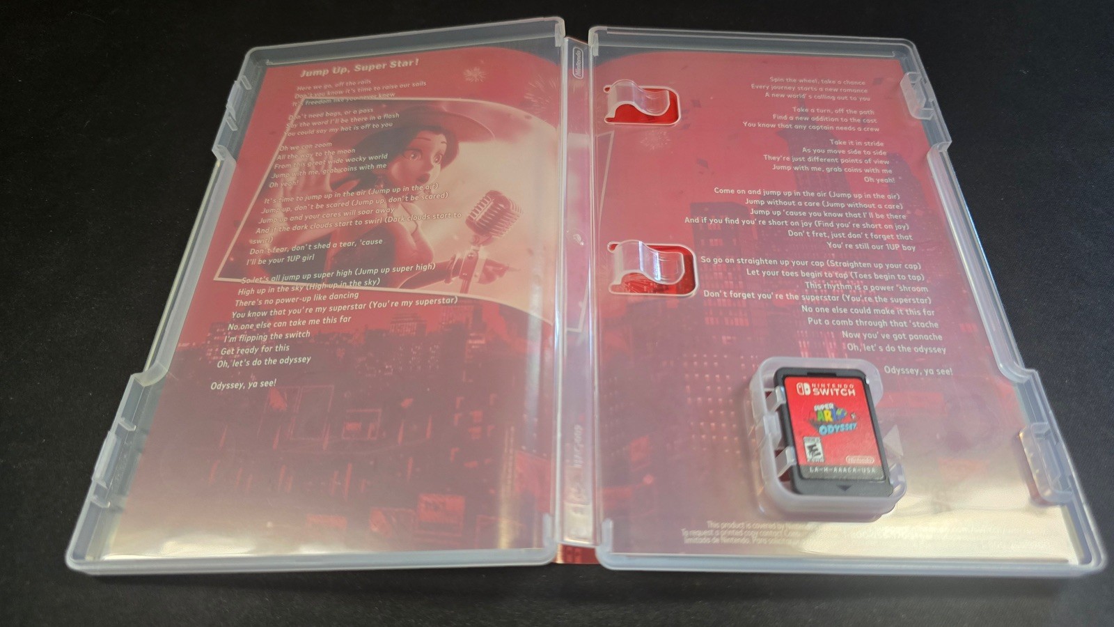 Super Mario Odyssey Nintendo Switch game NRMT condition COMPLETE n box!