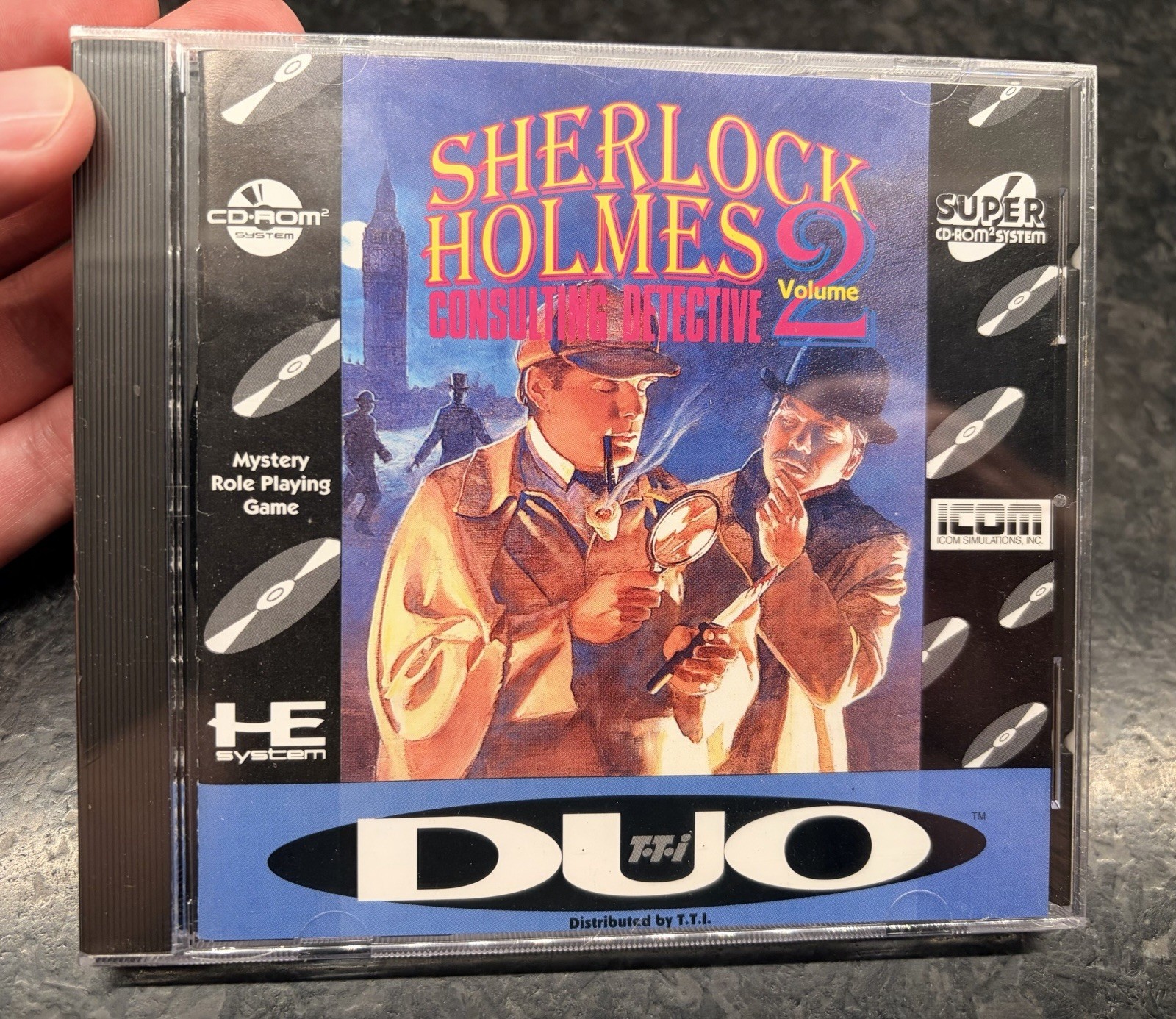 Sherlock Holmes Consulting Detective Volume 2 – TurboGrafx-16 CD TurboDuo – NEW!