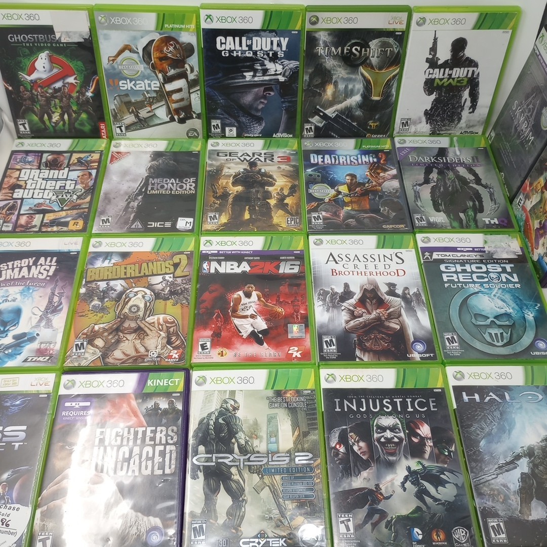 Lot Of 22 Xbox 360 Games With Cases (Many Have Manuals) UNTESTED See Pics!