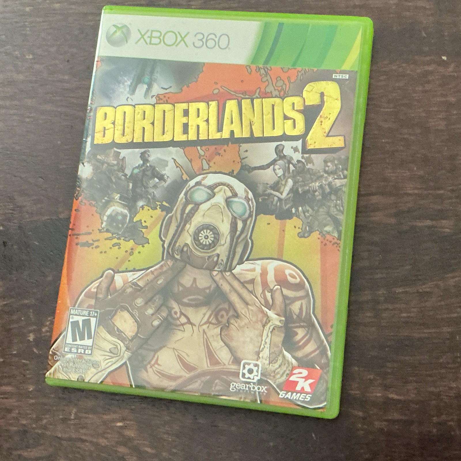 2K Games Borderlands 2 (Xbox 360) M Rated Shooter Borderlands Series w/ Manual