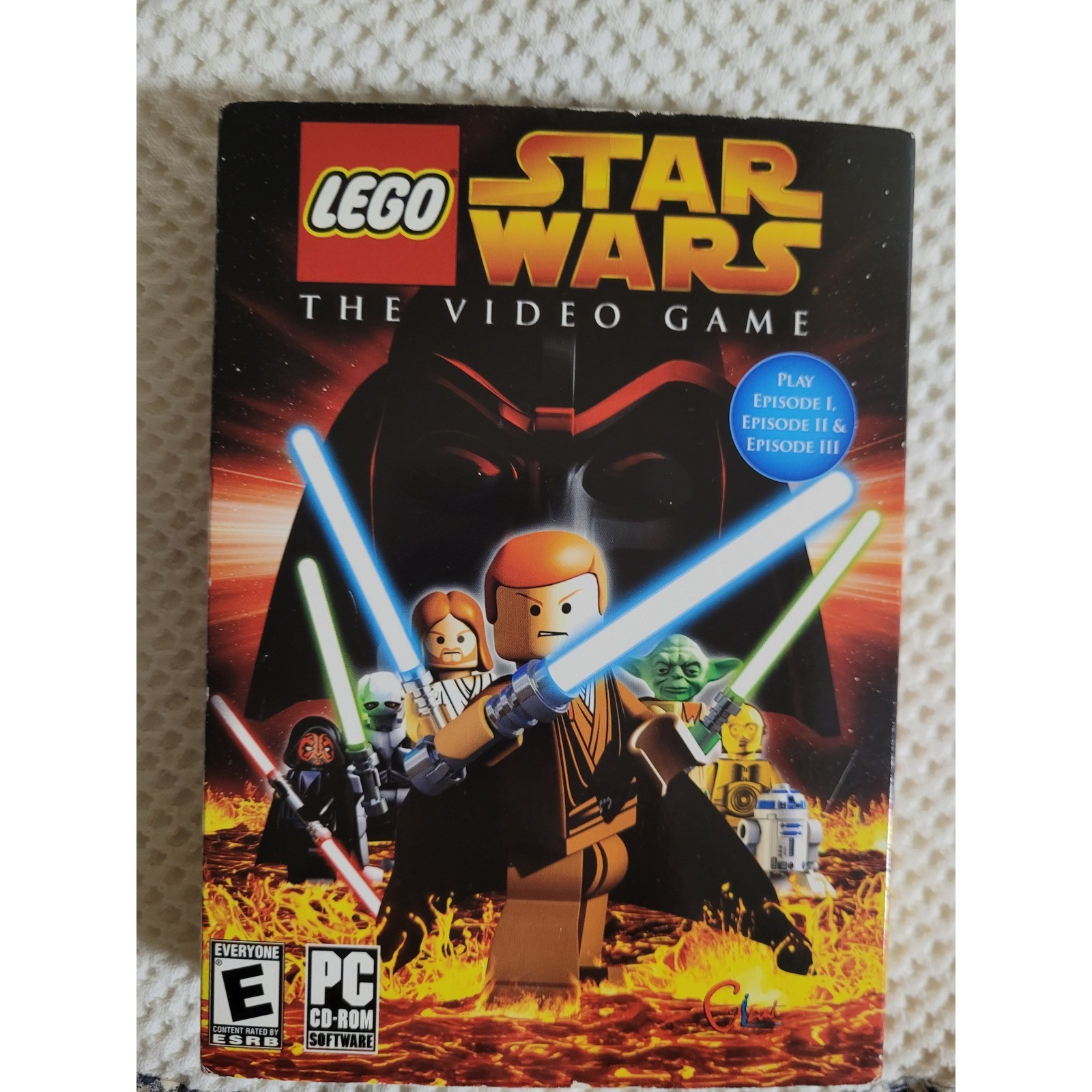 LEGO Star Wars The Video Game PC CD-ROM 2005 Eidos LucasArts Prequel Trilogy