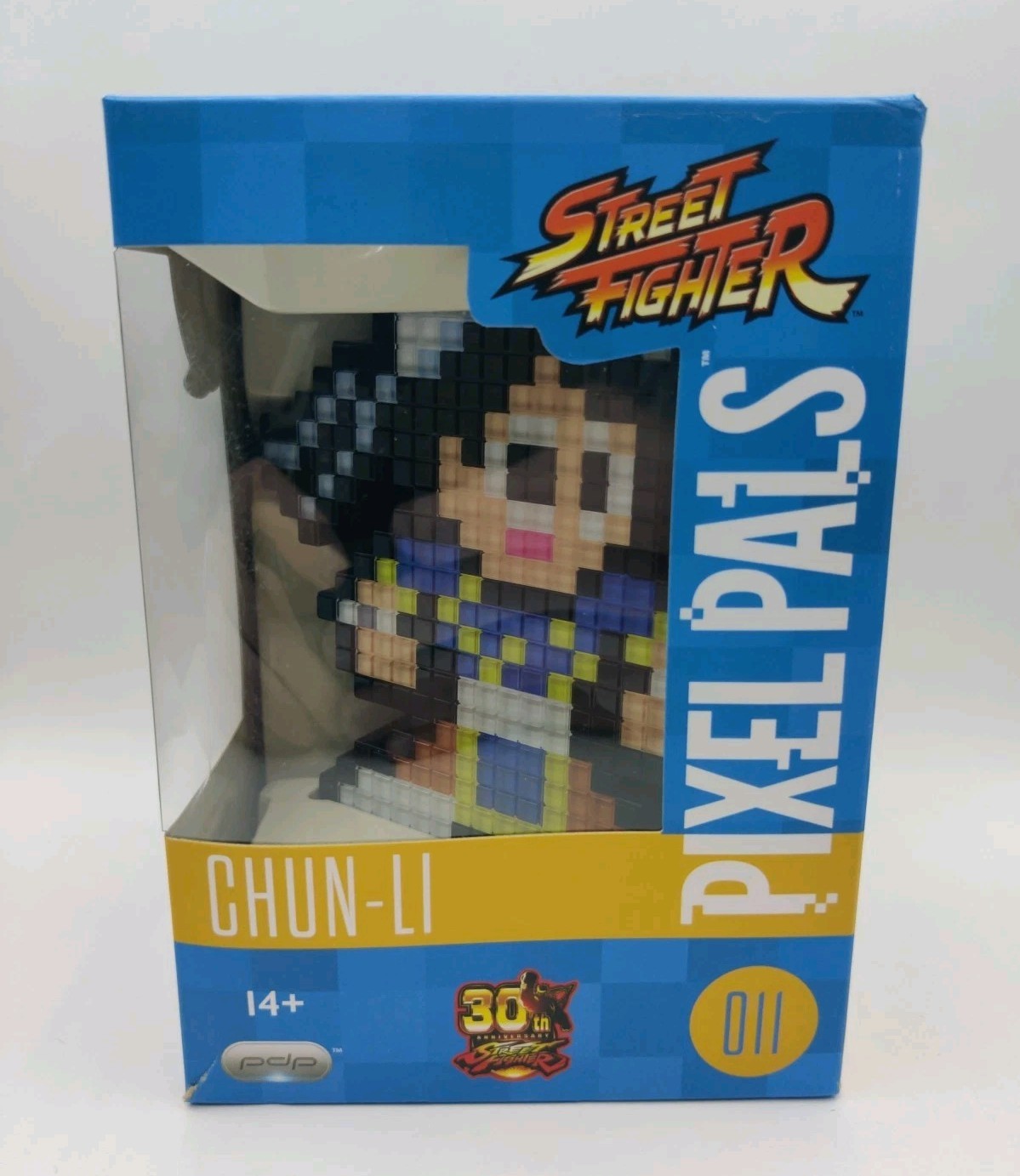 PDP Pixel Pals Street Fighter Chun-Li 011 Light Up Figure 30th Anniversary New