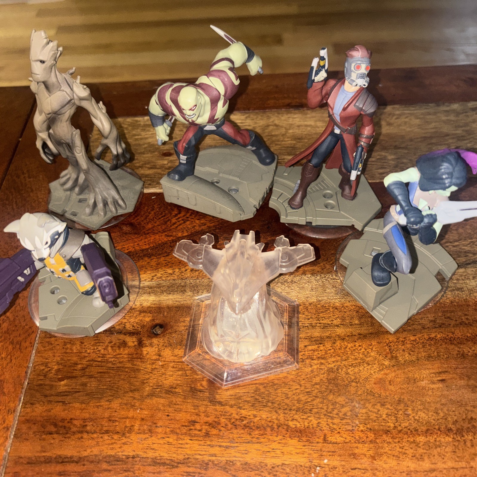 Disney Infinity 2.0 Guardians of the Galaxy Lot Of 6 & Base Free Ship