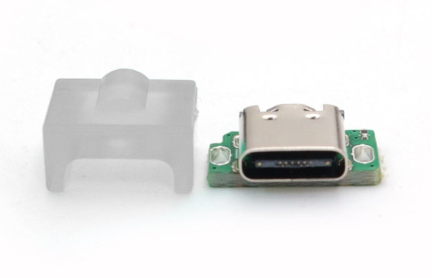 Nintendo Game Boy Advance SP GBA SP USB-C Mod Charging Port with Clear Adapter