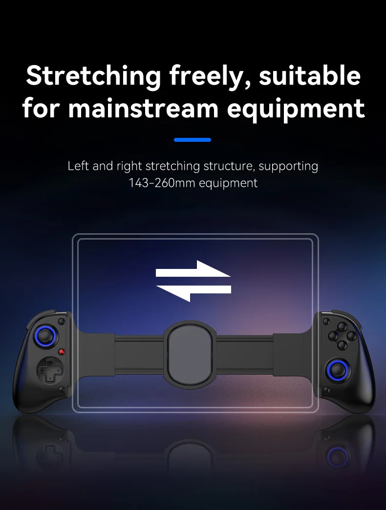 BSP-D11Stretching Mobile Gaming Wireless Phone Controller For Android/IOS/TABLET