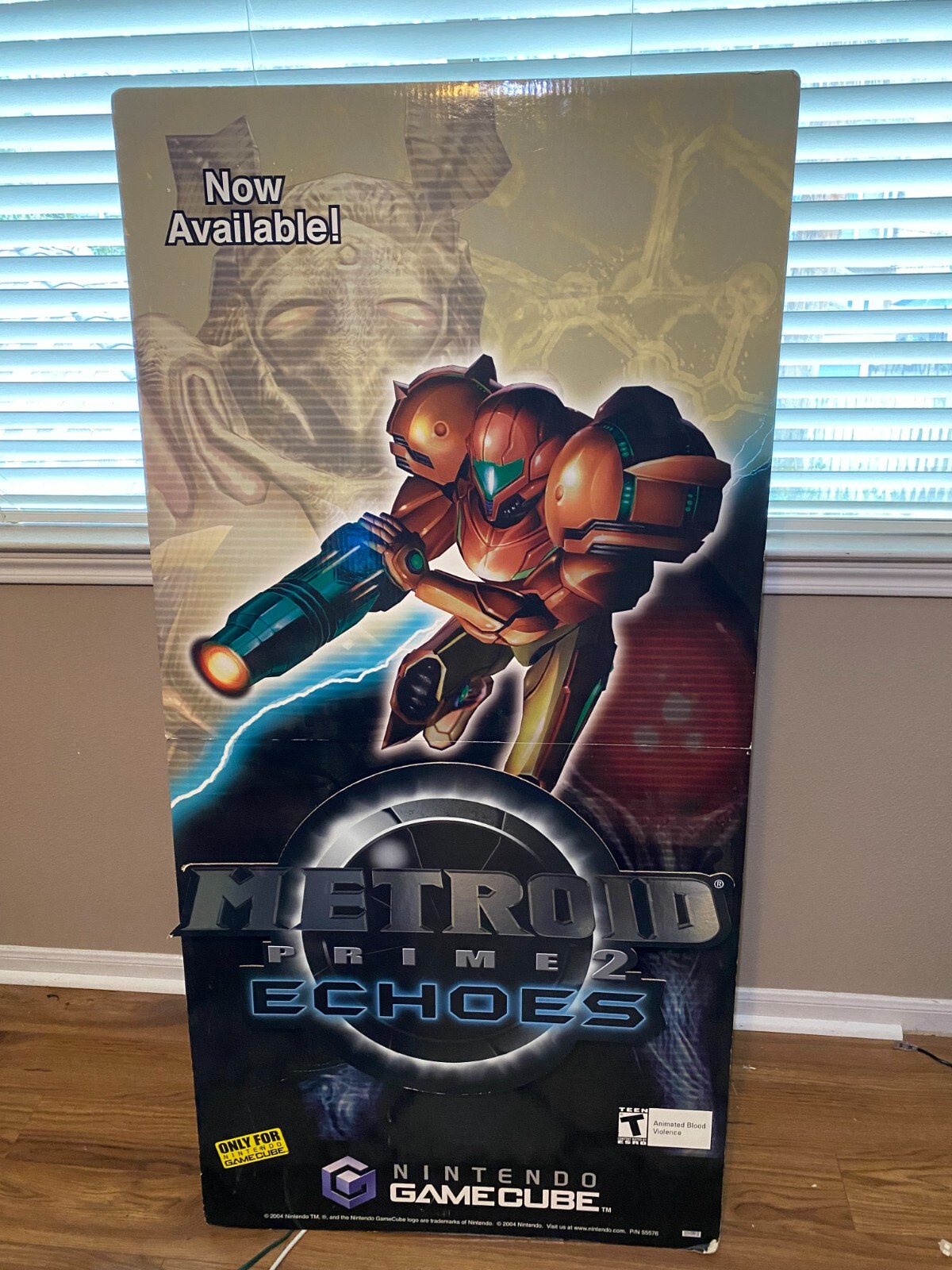 Metroid Prime Nintendo Gamecube Promotional Store Display Standee ~5FT!