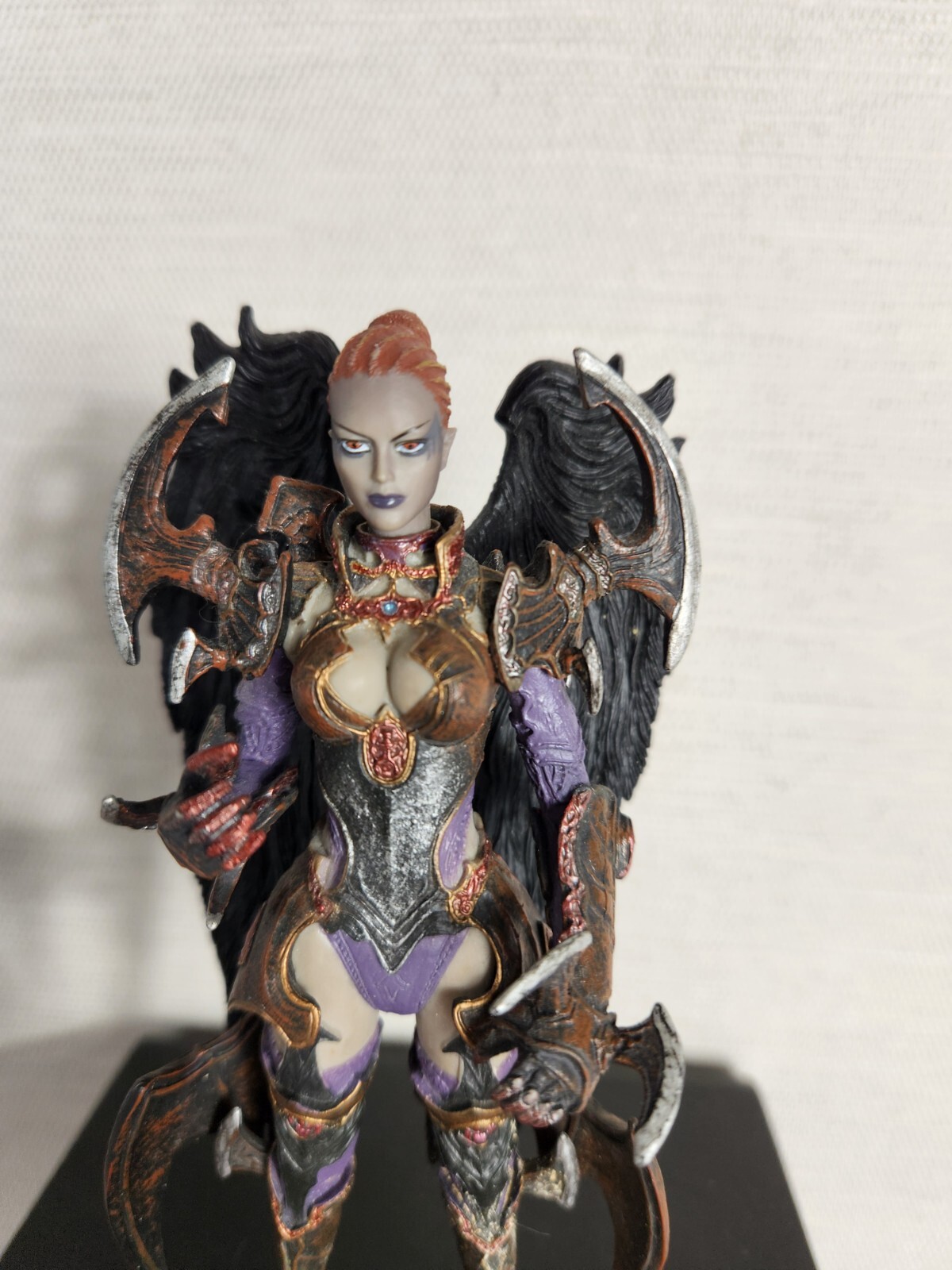 Aion Avia Figure Limited Collectors Edition Winged Asmodian Daeva Missing Weapon