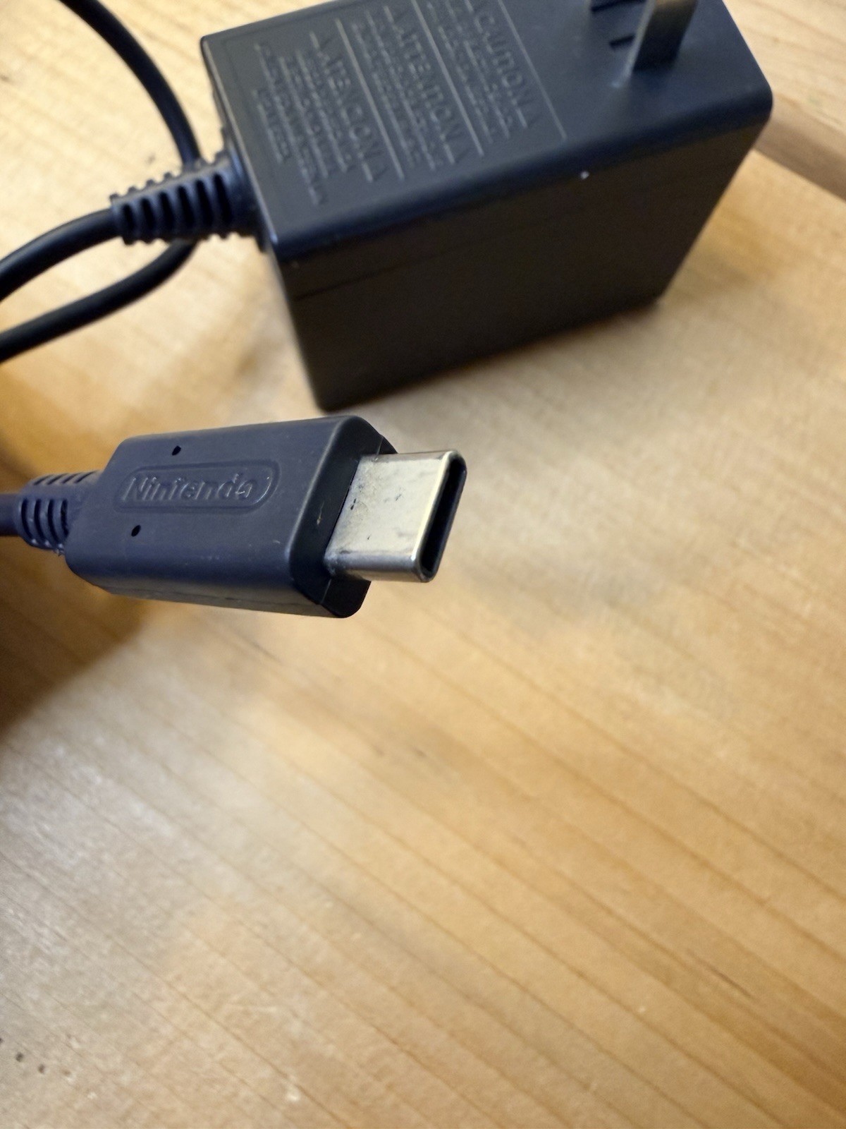 Official Nintendo Switch AC Adapter Cable HAC-002 Charging Cord Black OEM Works!