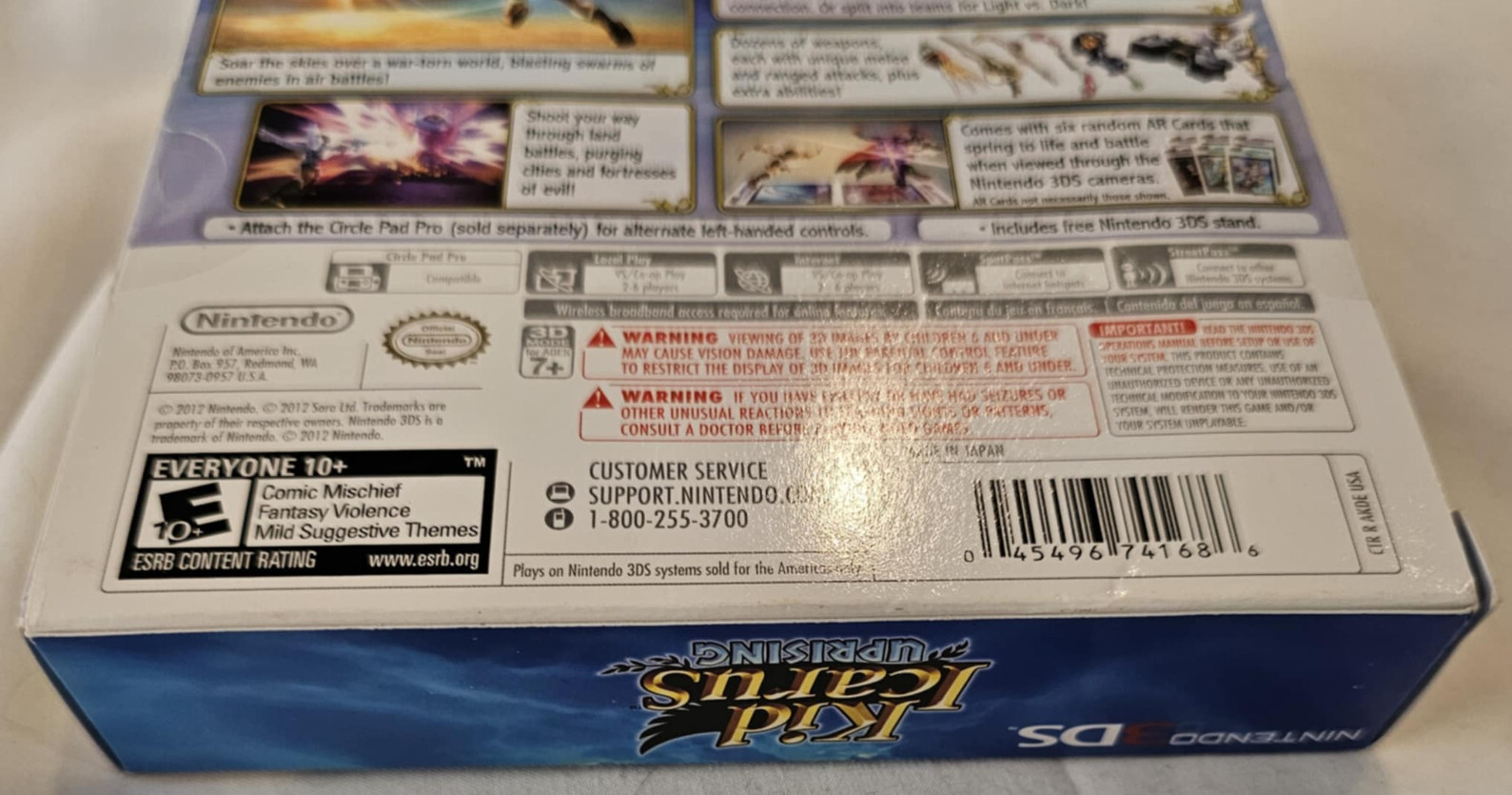 Kid Icarus Uprising (Nintendo 3DS, 2012) Brand New Factory Sealed US Version