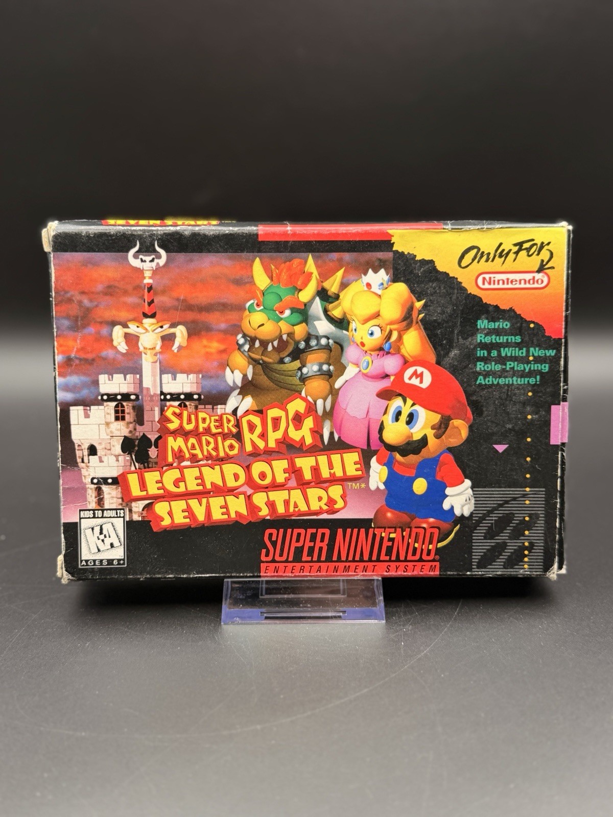 Super Mario RPG: Legend of the Seven Stars (SNES, 1996) Authentic CIB Tested