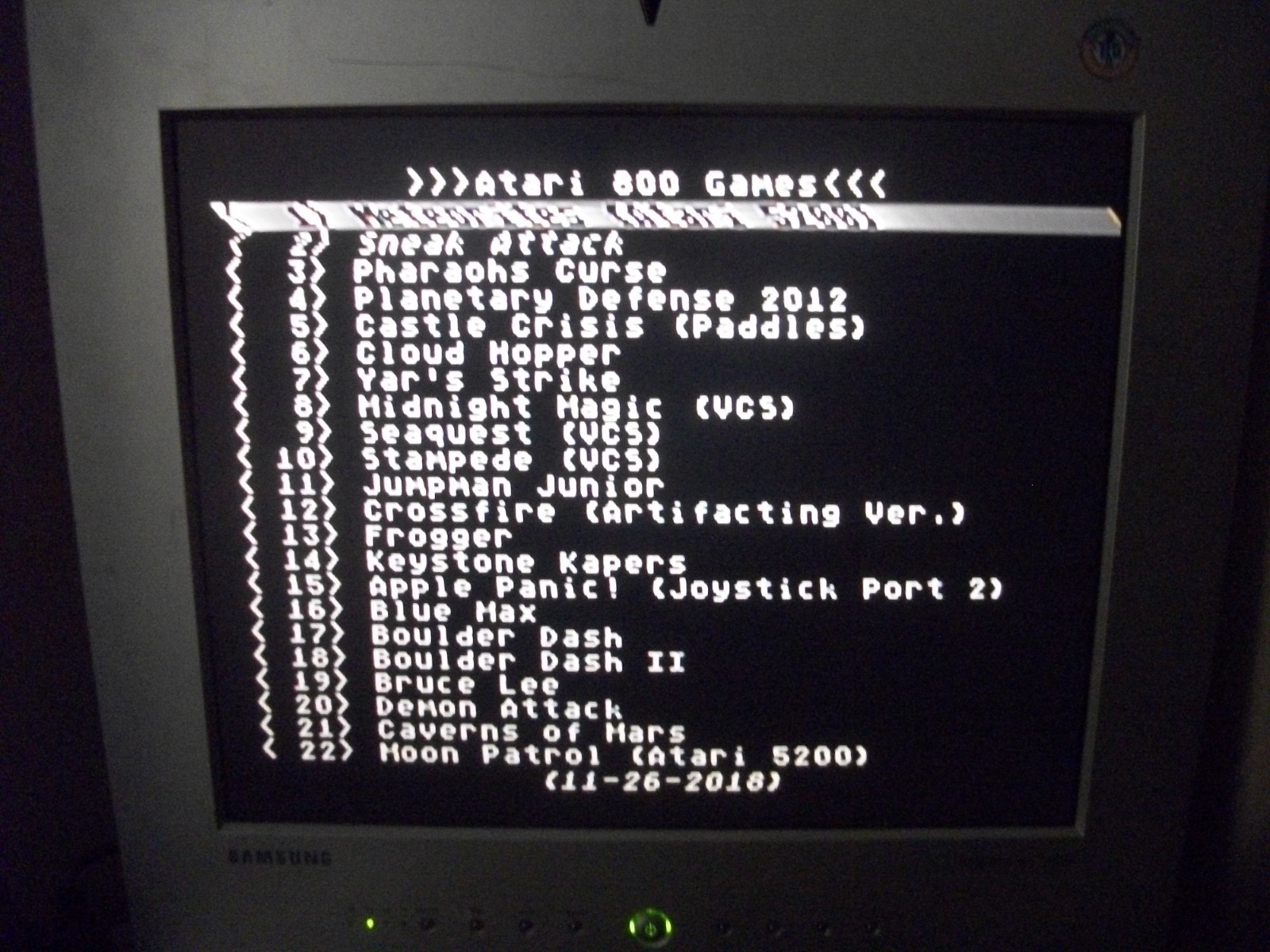 ATARI 8MBIT CART 76 GAMES FOR ATARI 800XL