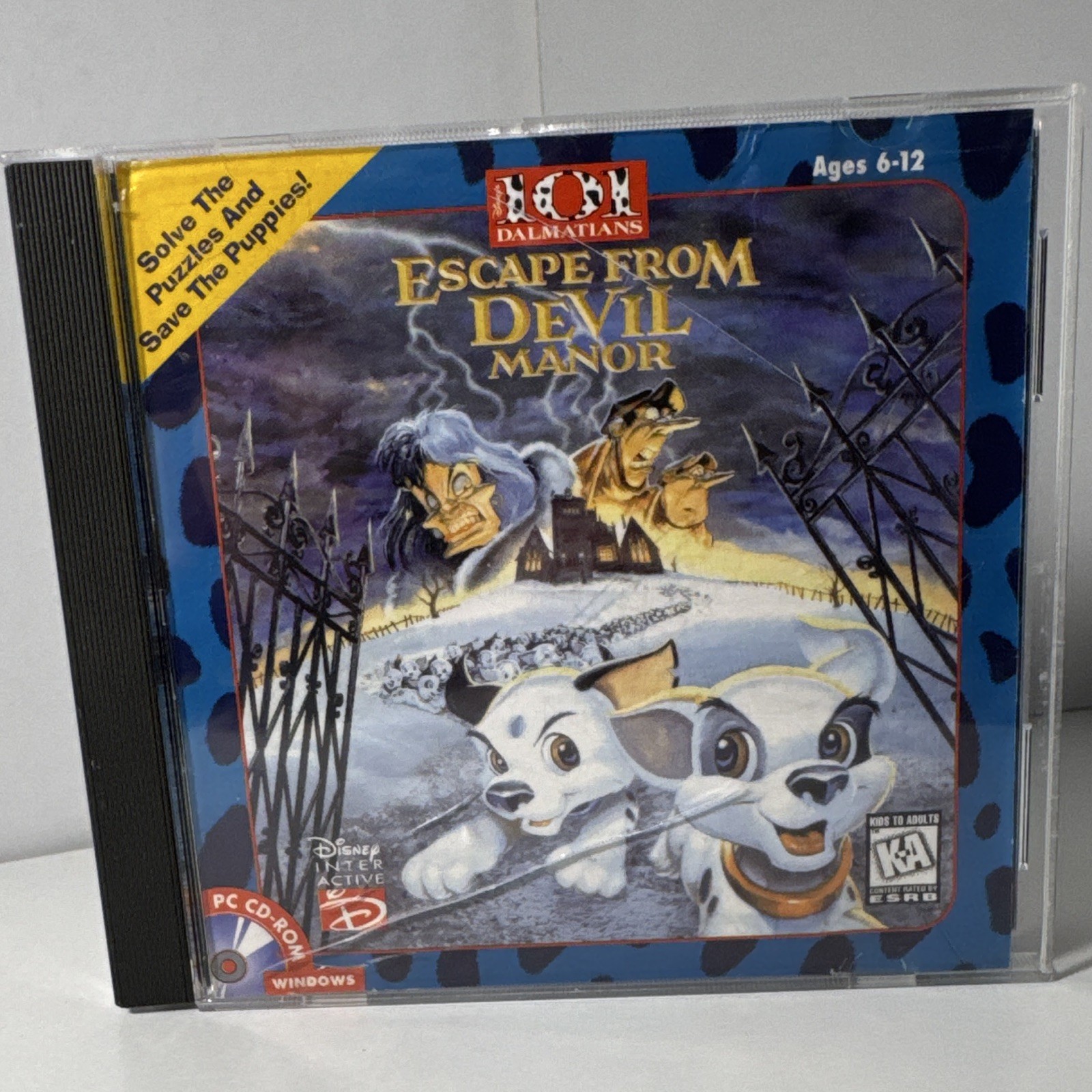 Disney Interactive 101 Dalmatians: Escape from Devil Manor PC CD-ROM