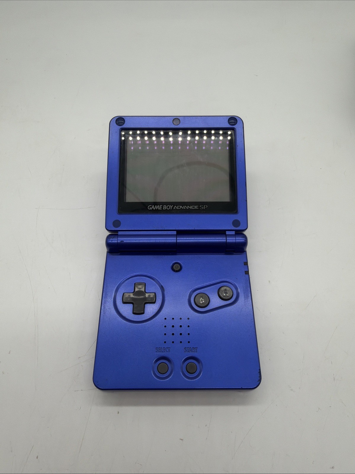 Nintendo Game Boy Advance SP Cobalt Blue Handheld Console AGS-001 4Games&charger