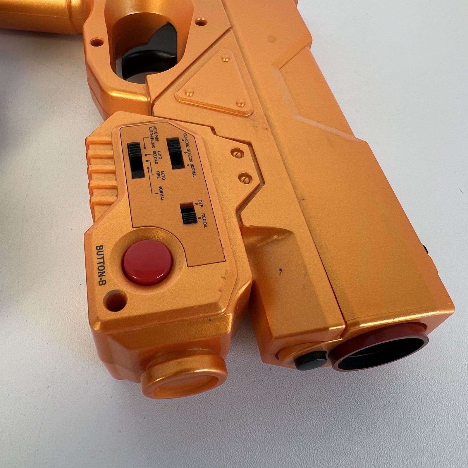 Playstation 2 PS2 Resident Evil 2: Dead Aim Hip Gear Guncon 2 Orange Light Gun