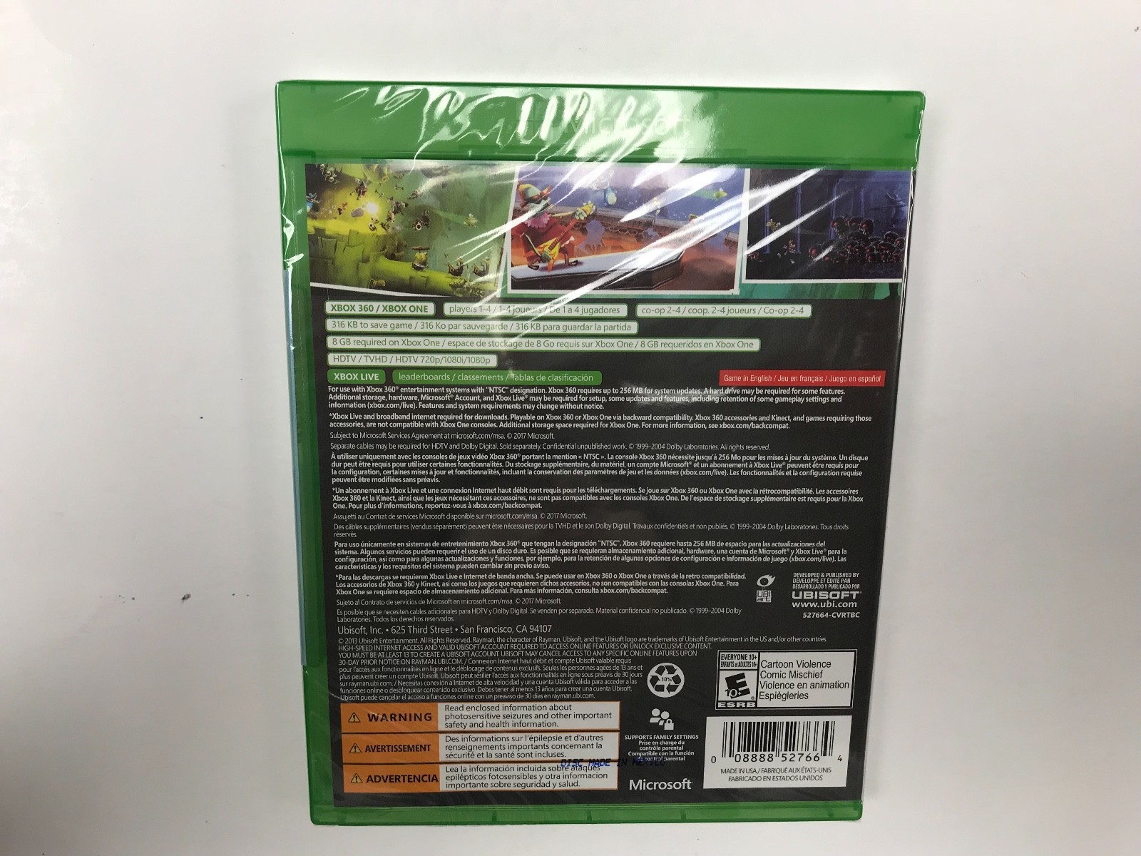NEW – Rayman Legends (XBOX 360/ XBOX ONE)