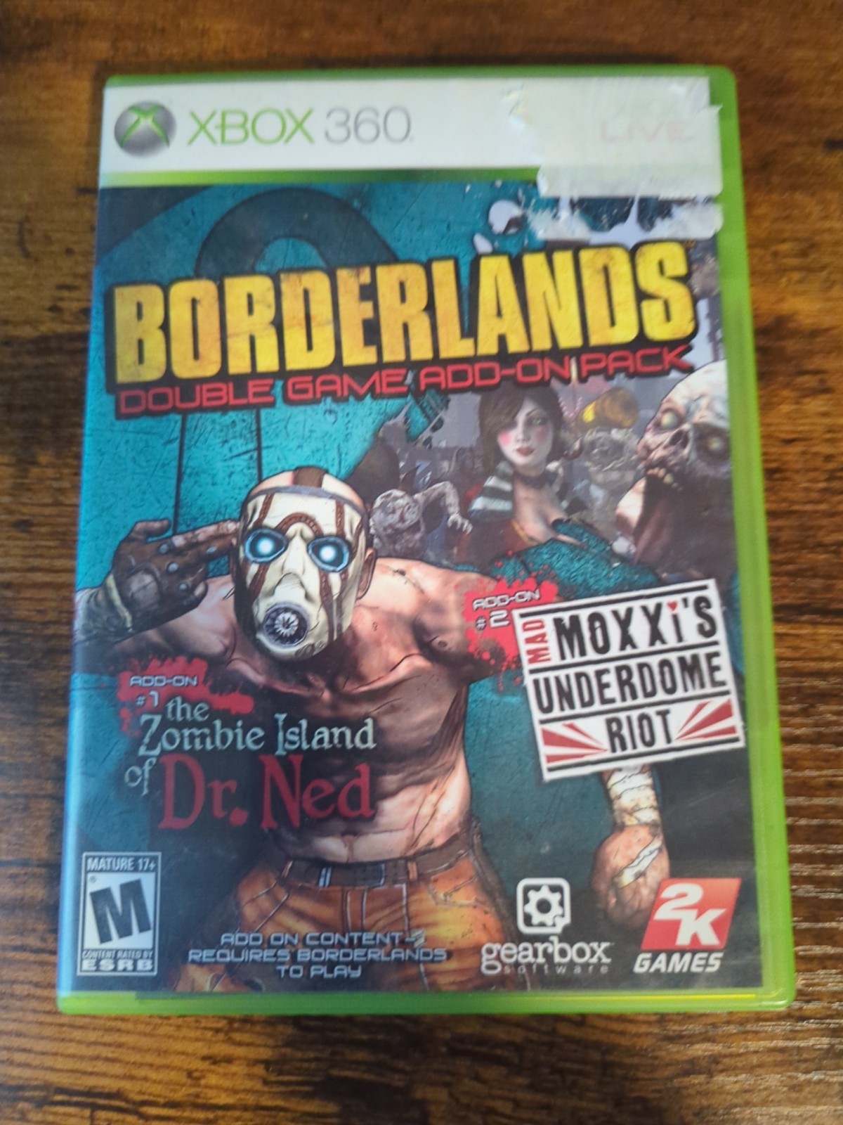 Borderlands Double Game Add-On Pack: The Zombie Island of Dr. Ned & Mad Moxxi’s