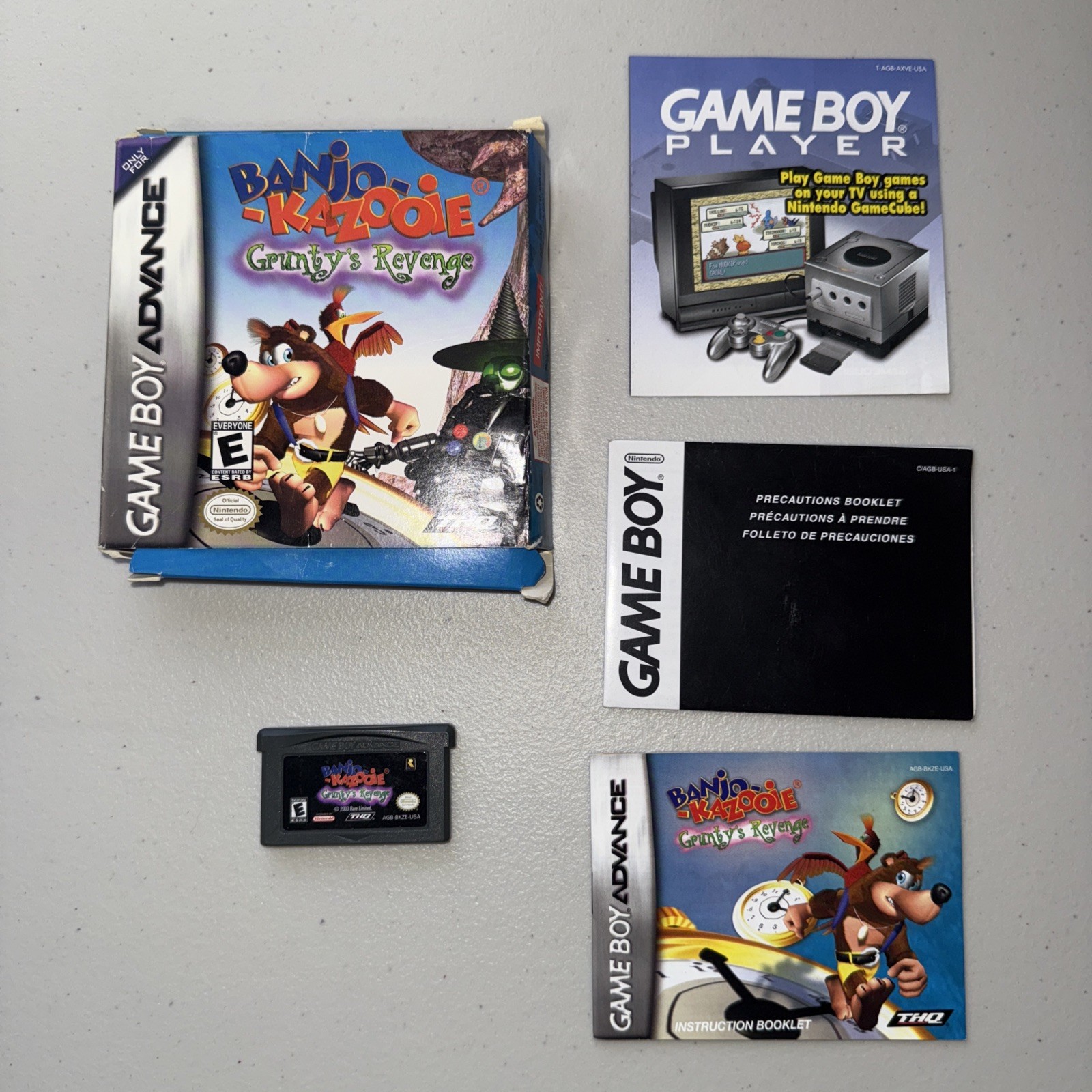 Banjo-Kazooie: Grunty’s Revenge (Nintendo Game Boy Advance, 2003) CIB