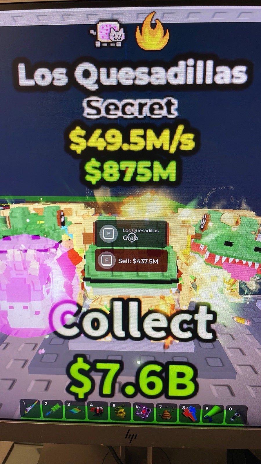 Los Quesadillas Secret Rare Collectible In-Game Digital Item Screenshot