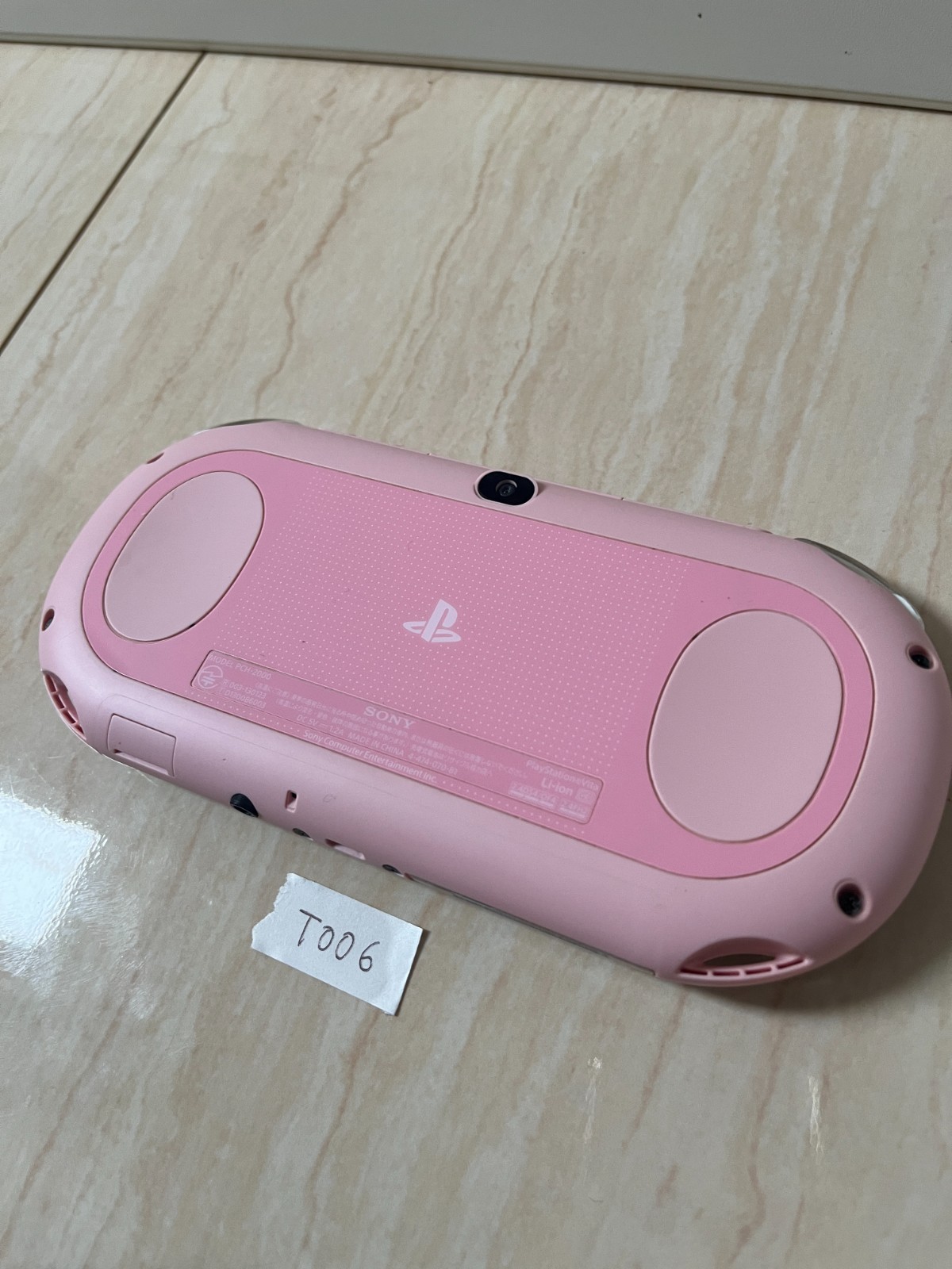Excellent PS Vita Light Pink White PCH 2000 ZA19 Console only PSV Slim T006