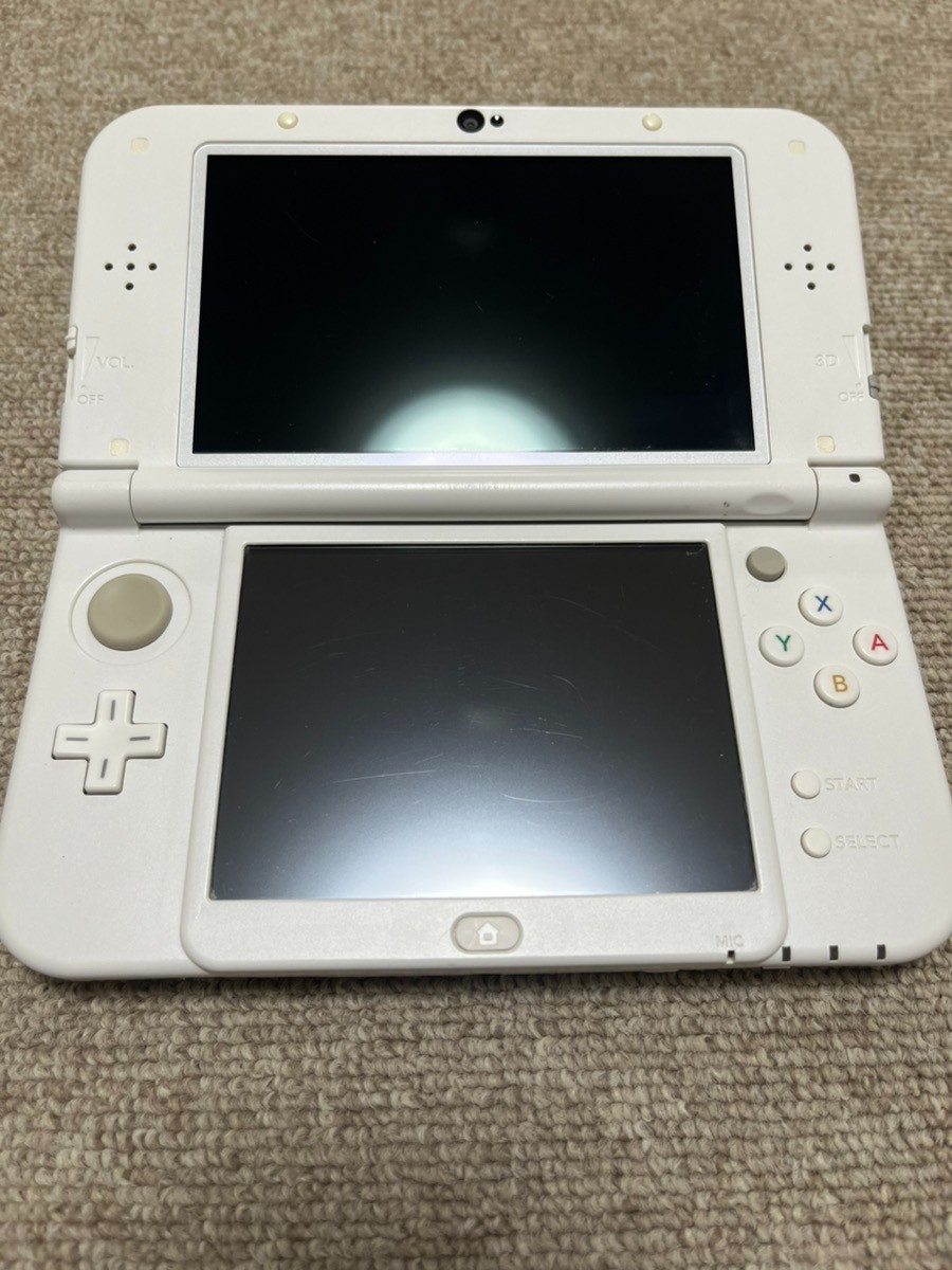 New 3DS LL XL Pearl White Japan Nintendo Console region Japanese B7