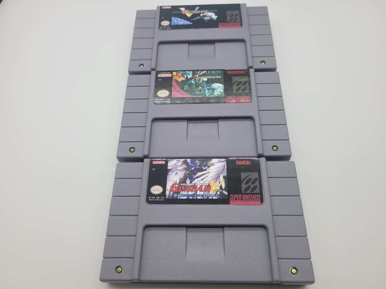 Super SNES Gundam Wing Endless Dual/Mobile Suit Gundam V/0079