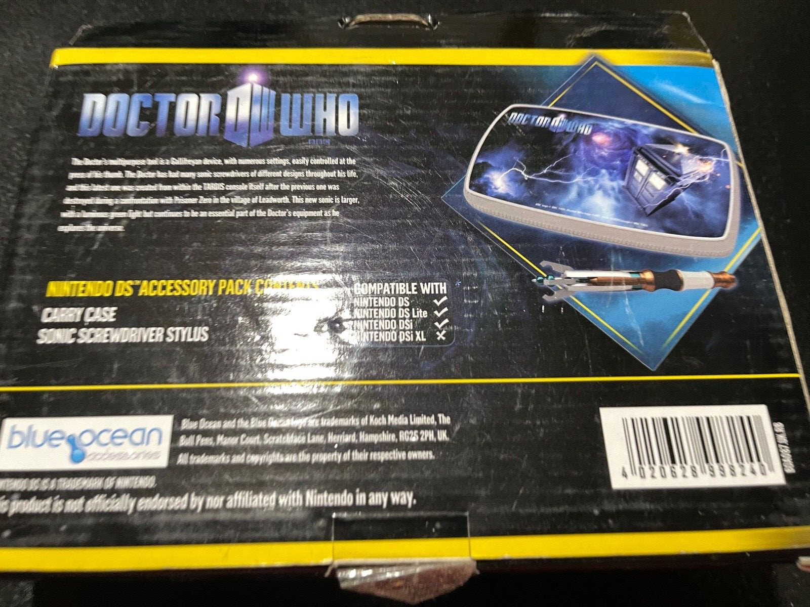 Doctor Who Nintendo DS Accessory Pack (box damaged)