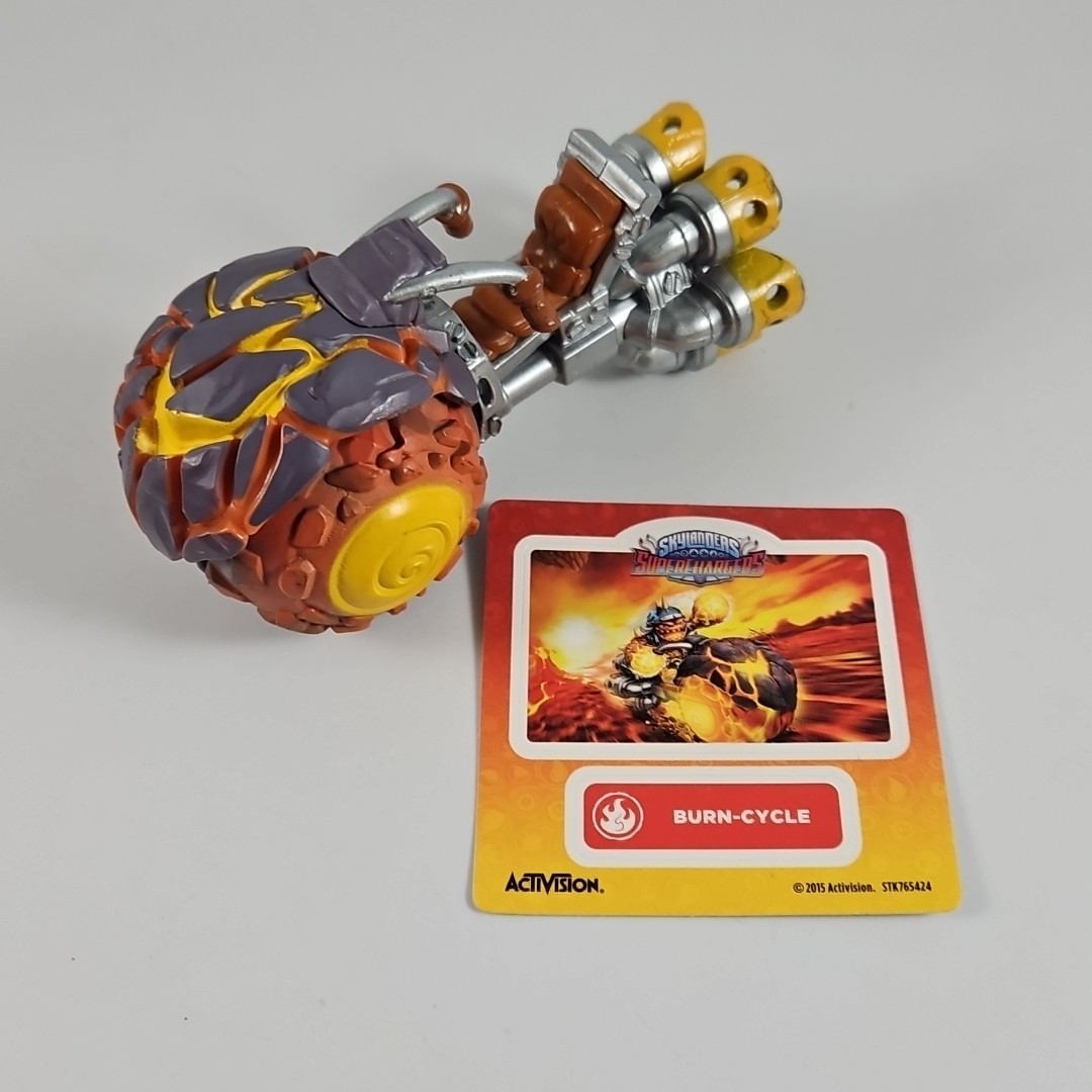 Activision, Burn Cycle, Skylanders Super Chargers Vehicle W/ Sticker
