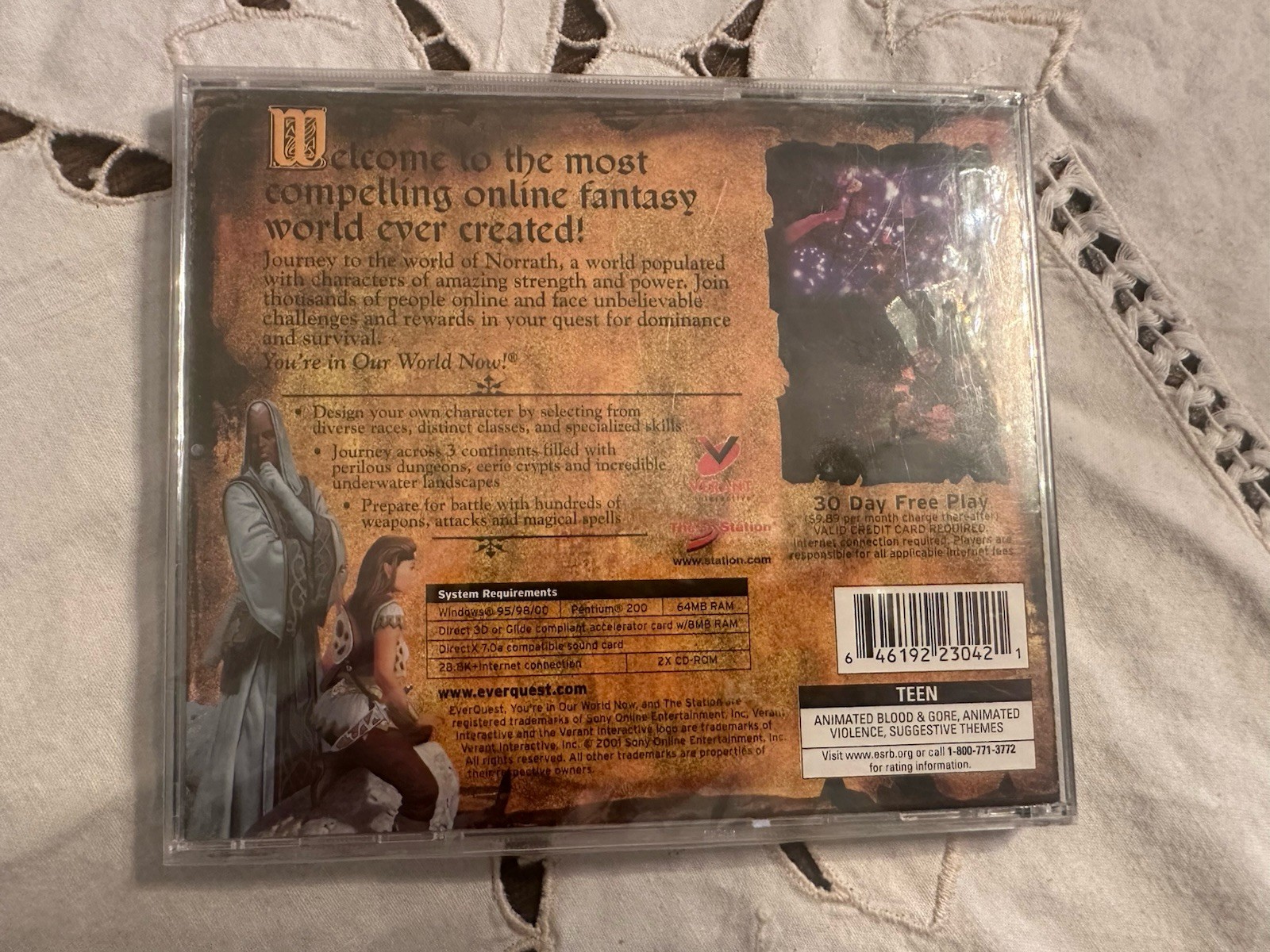 EverQuest Jewel Case Factory Sealed Plus Strategy Guide Check Out Photos