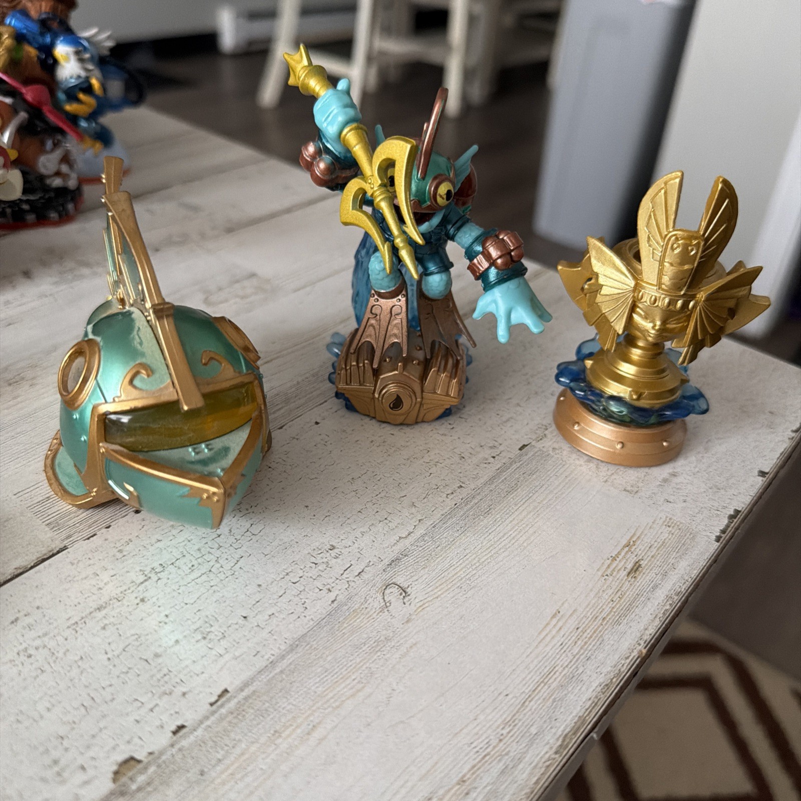 Skylanders Lot of 3 SuperChargers REEF RIPPER, DEEP DIVE GILL GRUNT & SEA TROPHY