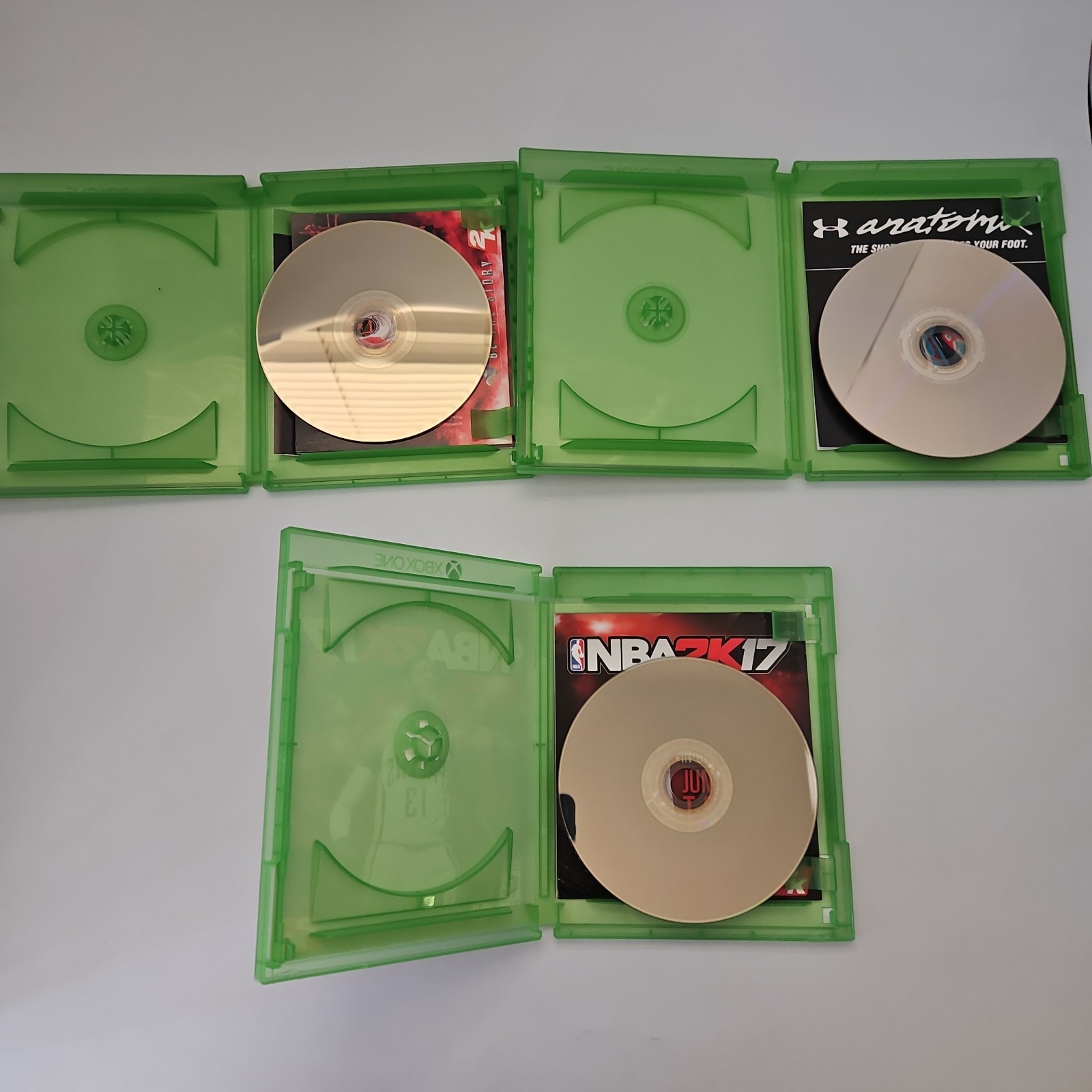 XBOX ONE NBA Package NBA2K16, NBA2K17 & NBA LIVE 14