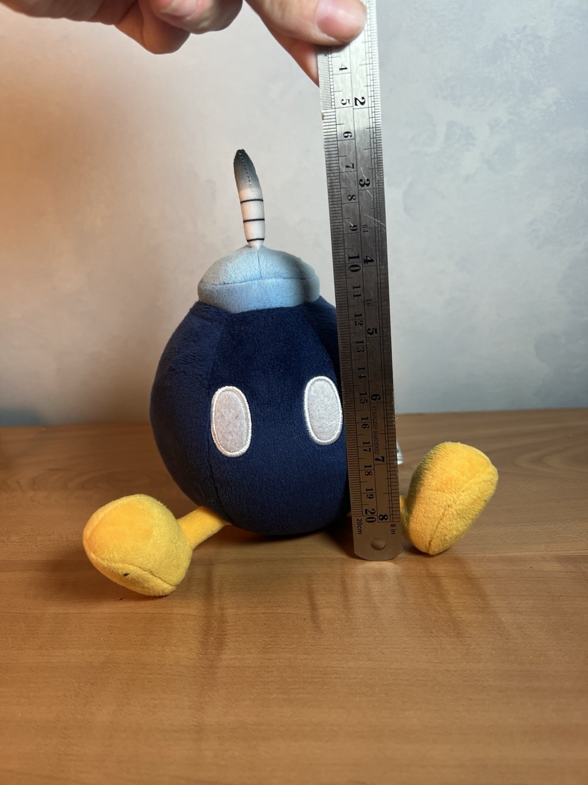 Super Mario All Star Bomb Plush Bob Omb Little Buddy Blue Nintendo Plush 2017