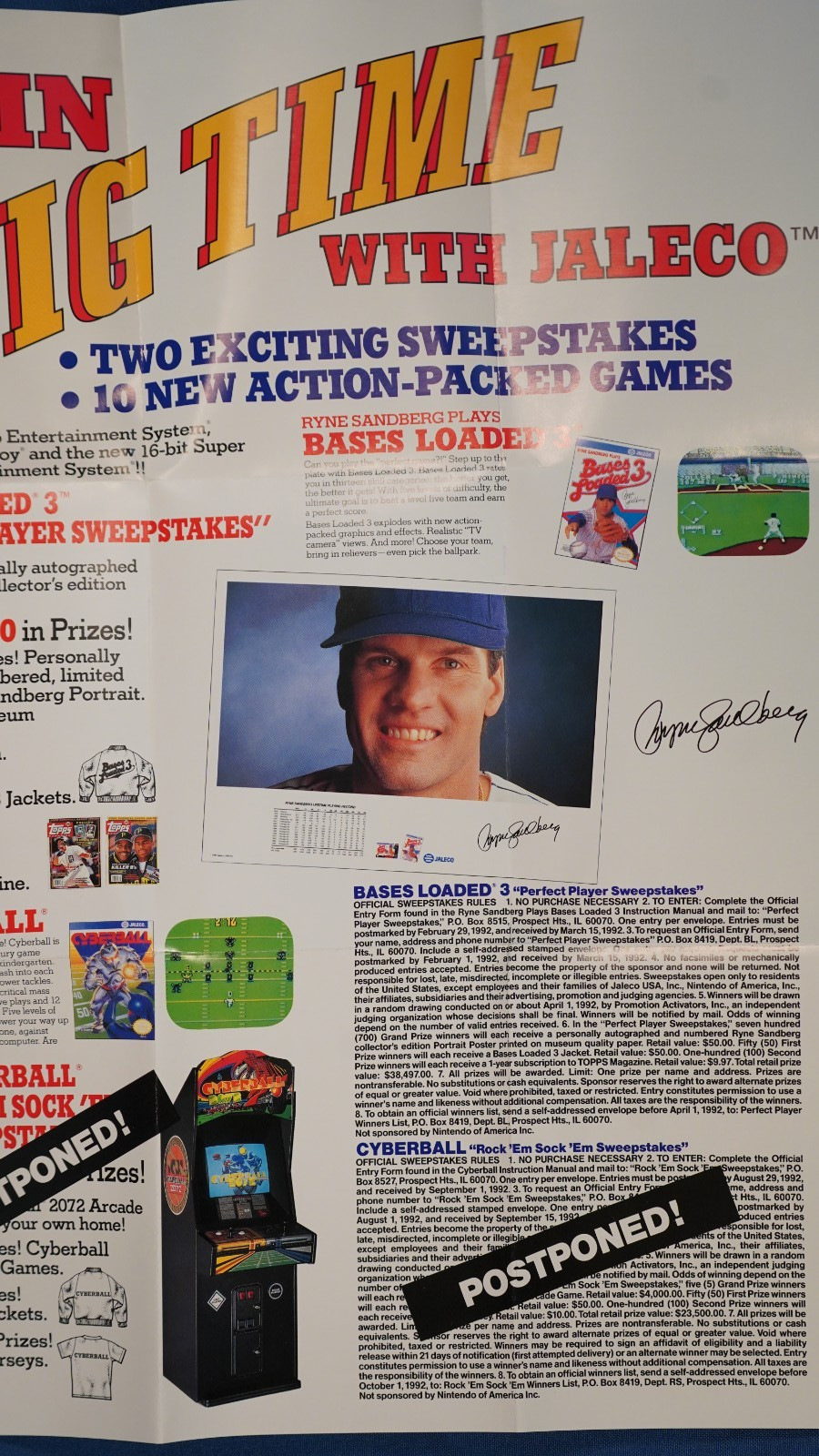 Rival Turf! | SNES | CIB | Box | Manual | Very Good | Cartridge : Tested Good