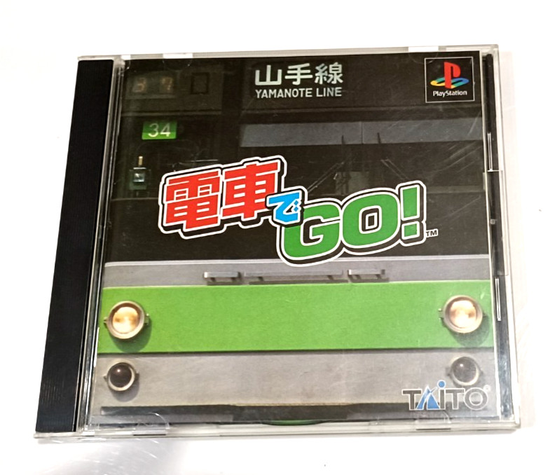 DENSHA DE GO! Controller for Sony Playstation PS1 PS2 Taito SLPH-00051 + Game