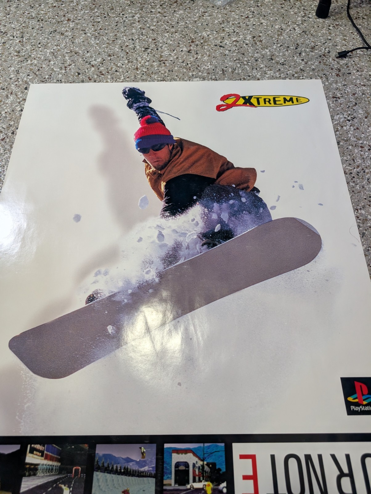 Twisted Metal 2 / 2 Xtreme Double Sided Poster Promo Very Rare PS1 22×28 In