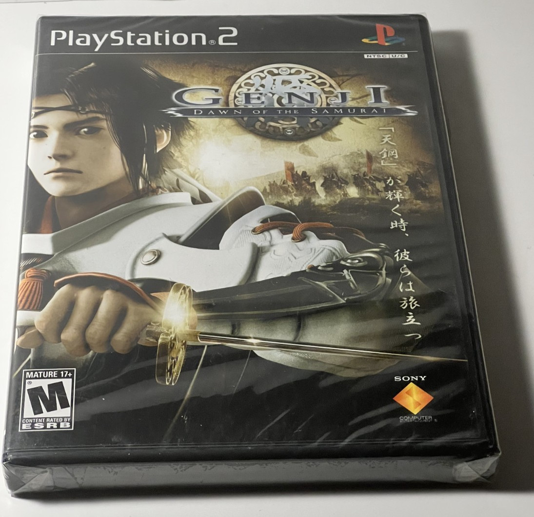 Genji Dawn of the Samurai (Sony PlayStation 2, 2005) New