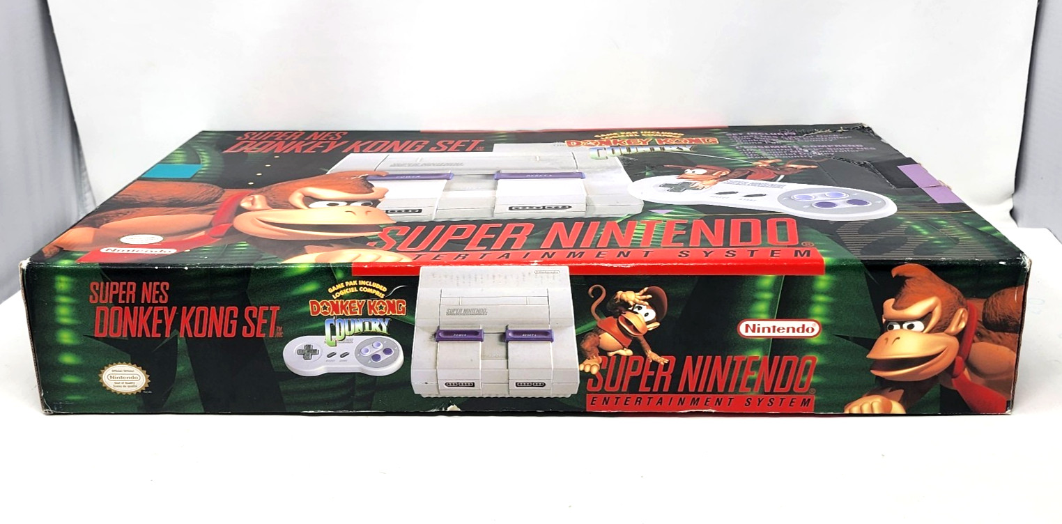 Super NES Donkey Kong Country Set Special Edition SNES CIB TESTED