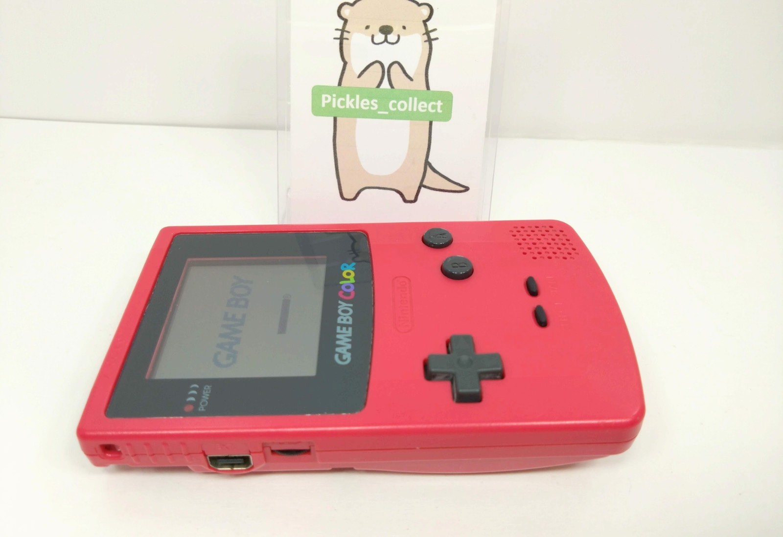 Nintendo CGB-001 Game Boy Color Red Console only Tested GB GBC 0506F