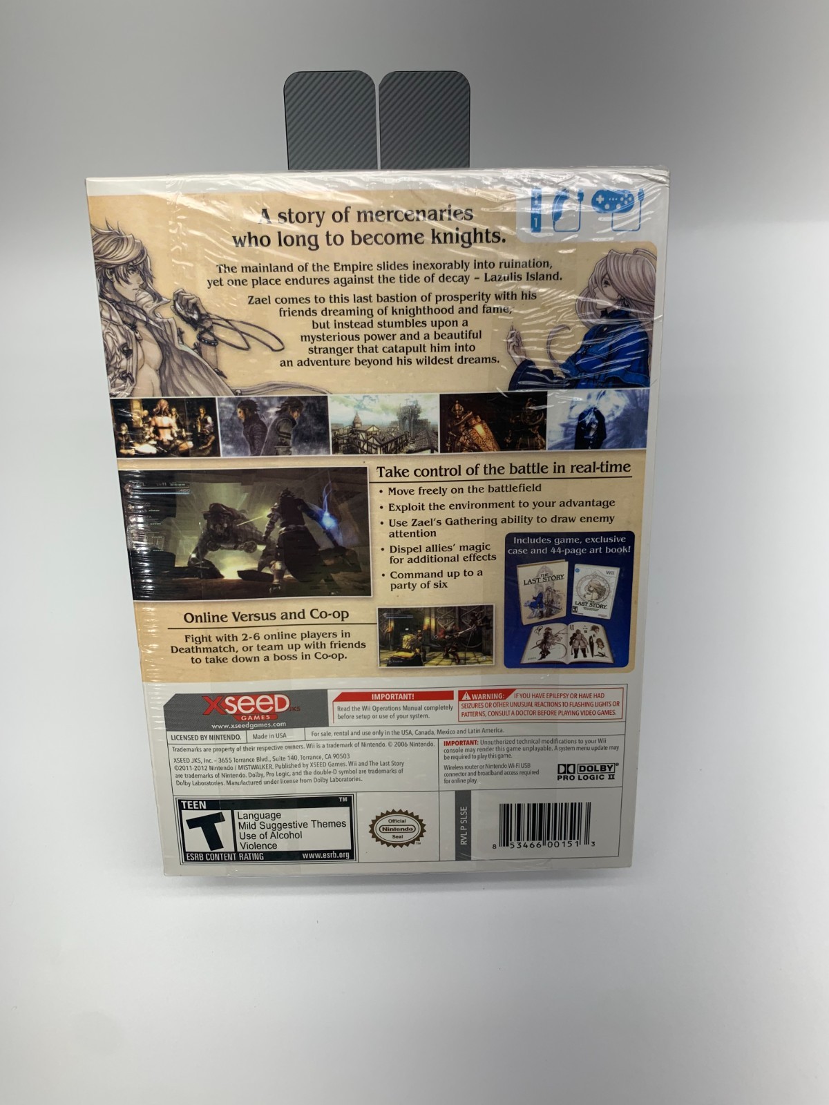 The Last Story Limited Edition • FACTORY SEALED • Nintendo Wii RPG