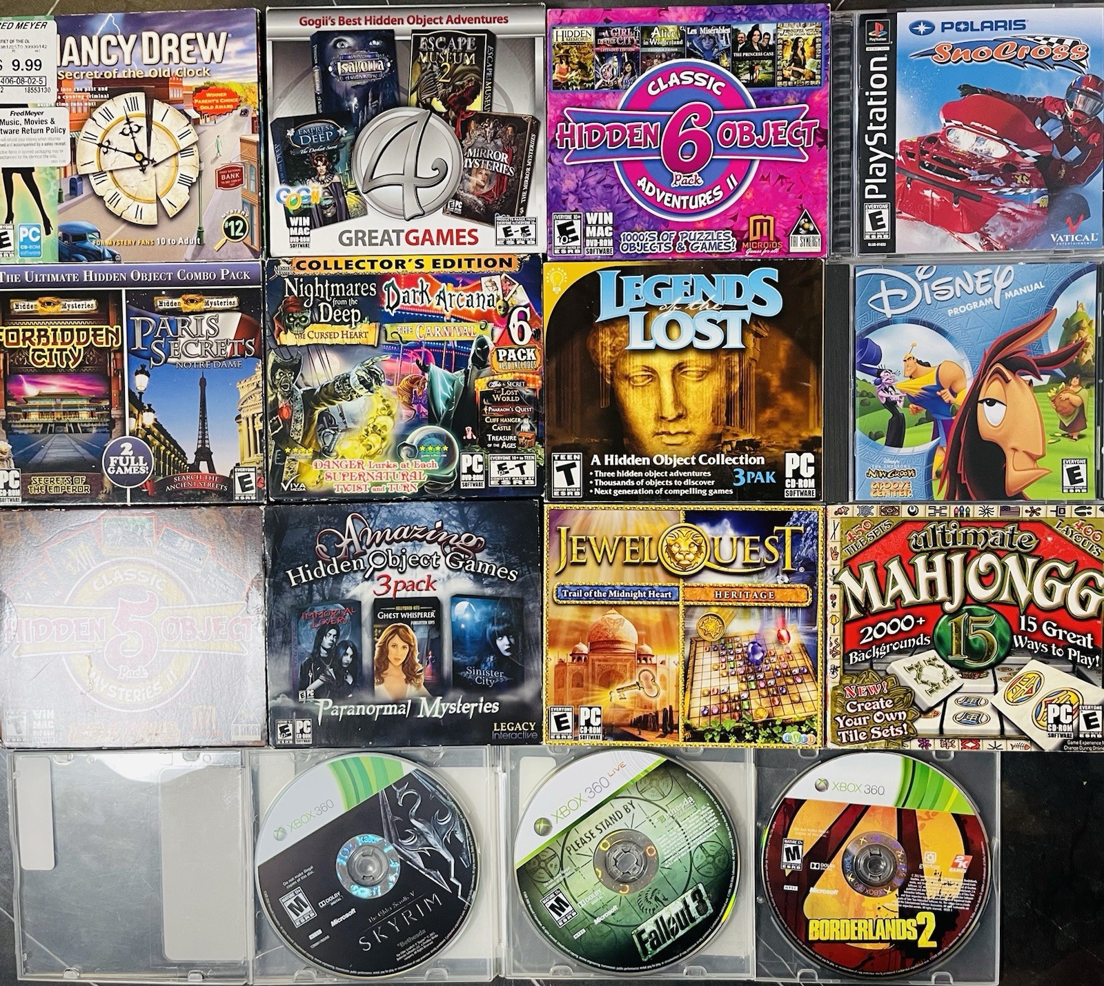 30 RANDOM Video Game Lot : XBOX 360,XBOX ONE, PS1,PS2,PS3,PS4,Wii, ETC *UNTESTED