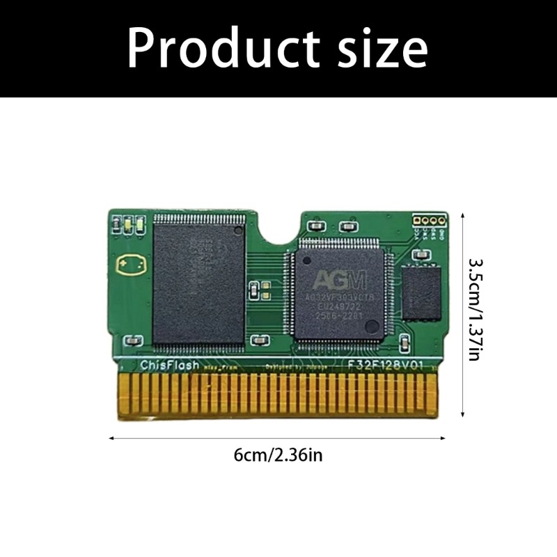 Case Flash Cartridges 32MB & Optimized Circuit Design for ChisFlash