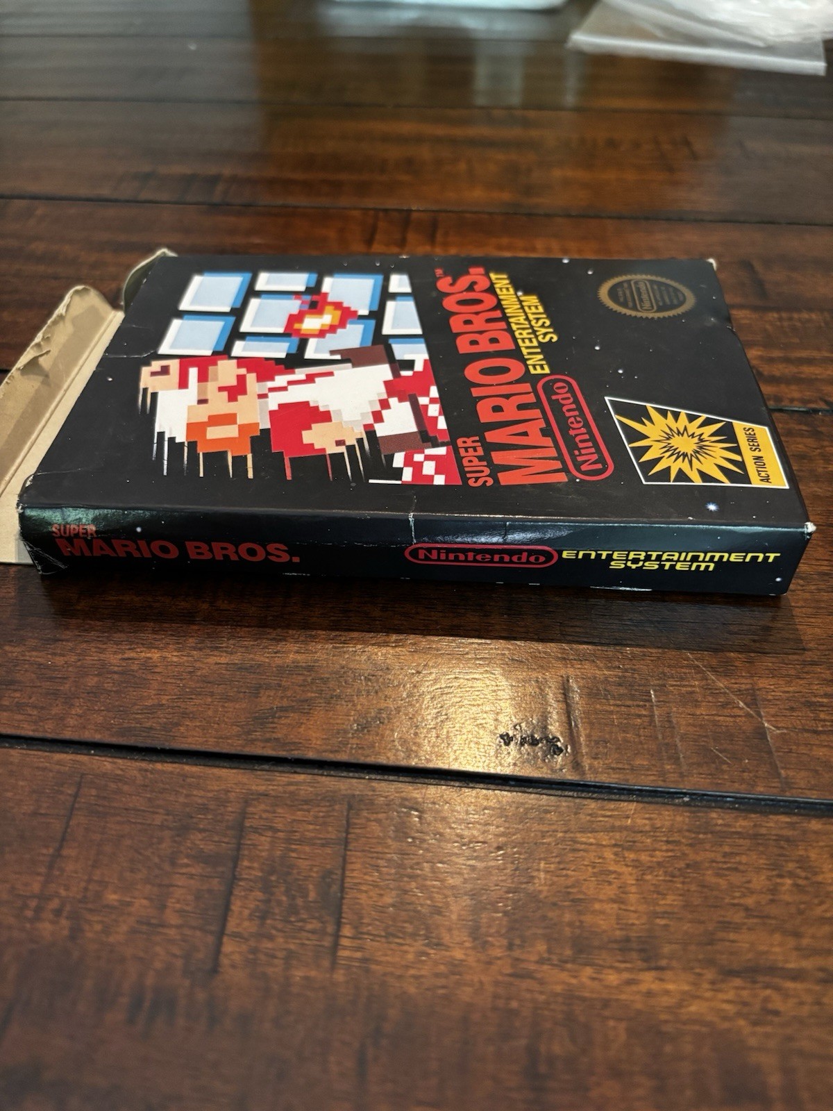 Super MARIO BROS. Nintendo NES Game Original 1985 Cardboard Collector **BOX ONLY
