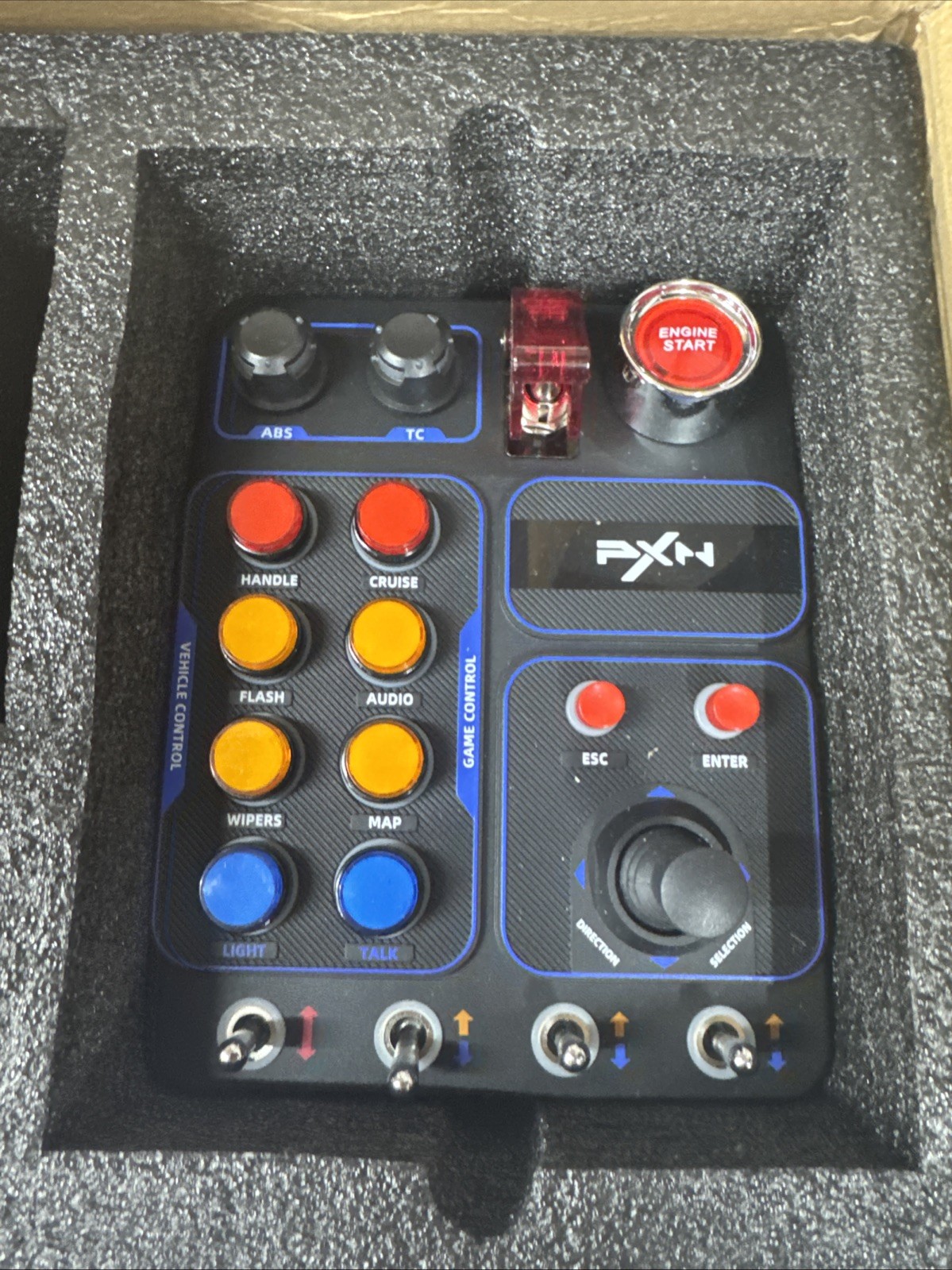 PXN CB1 Sim Racing Control Box, Programmable Buttons And RGB (Please Read!)